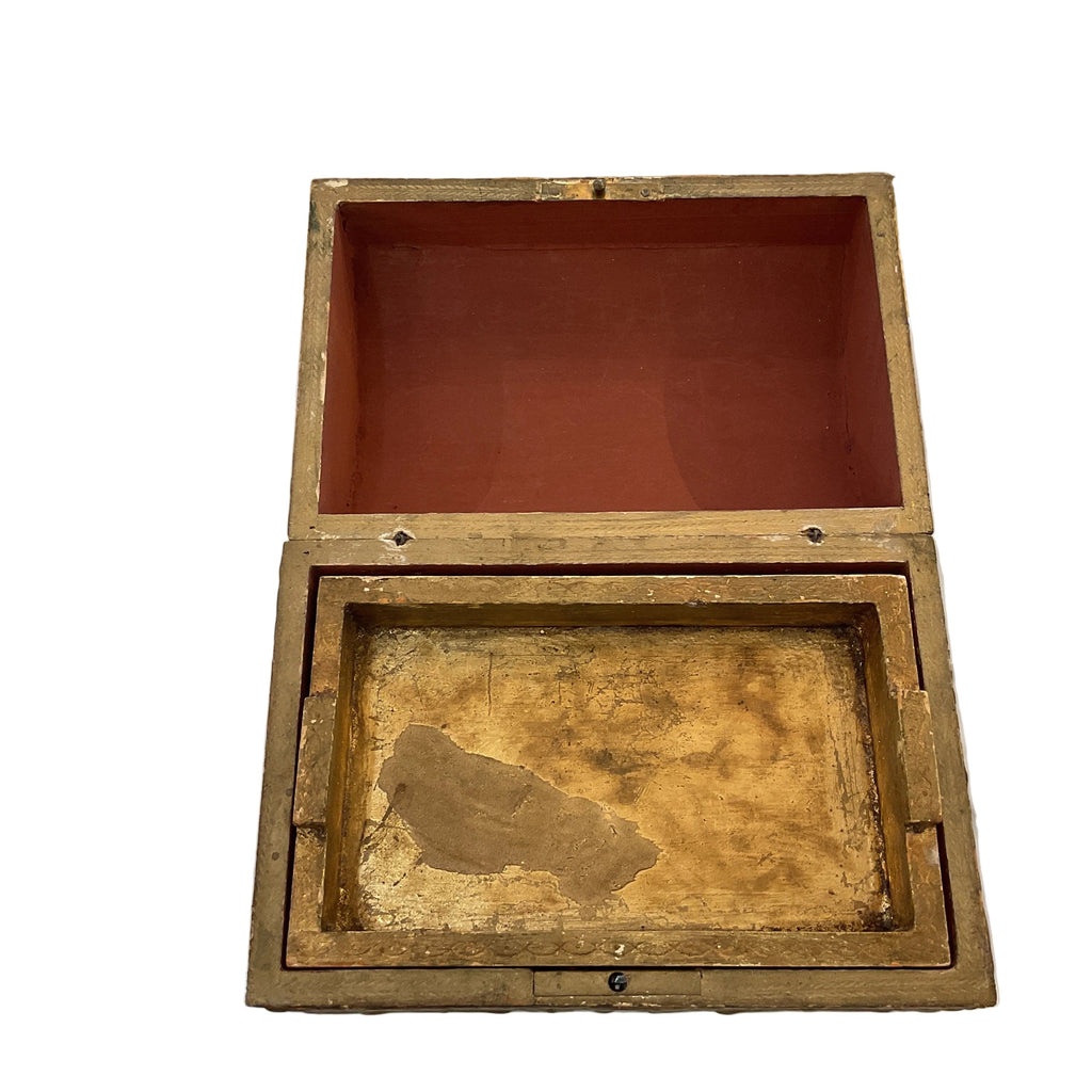 Florentine Gilted Dome Top Nautical Box