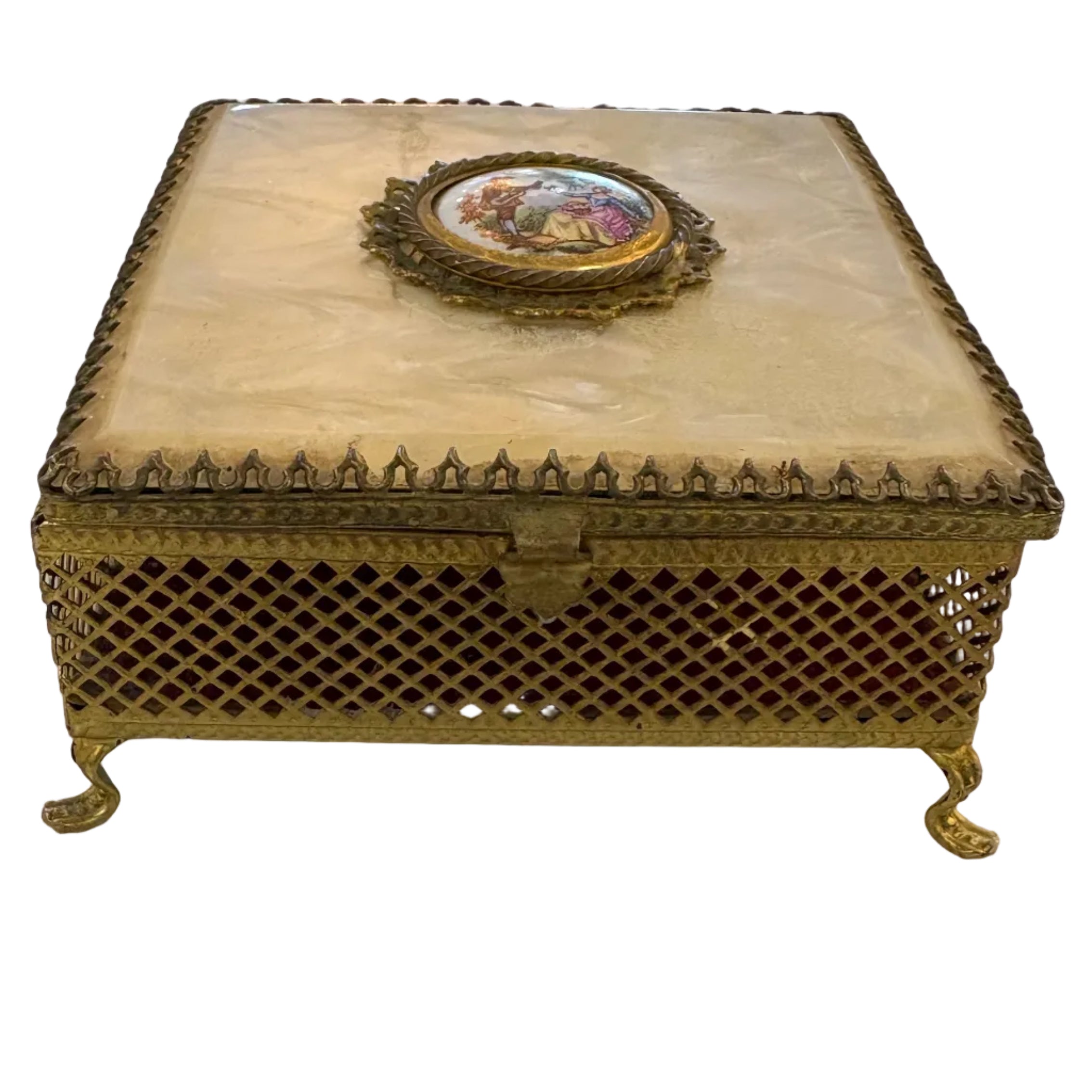 Vintage Fragonard Jewelry Casket