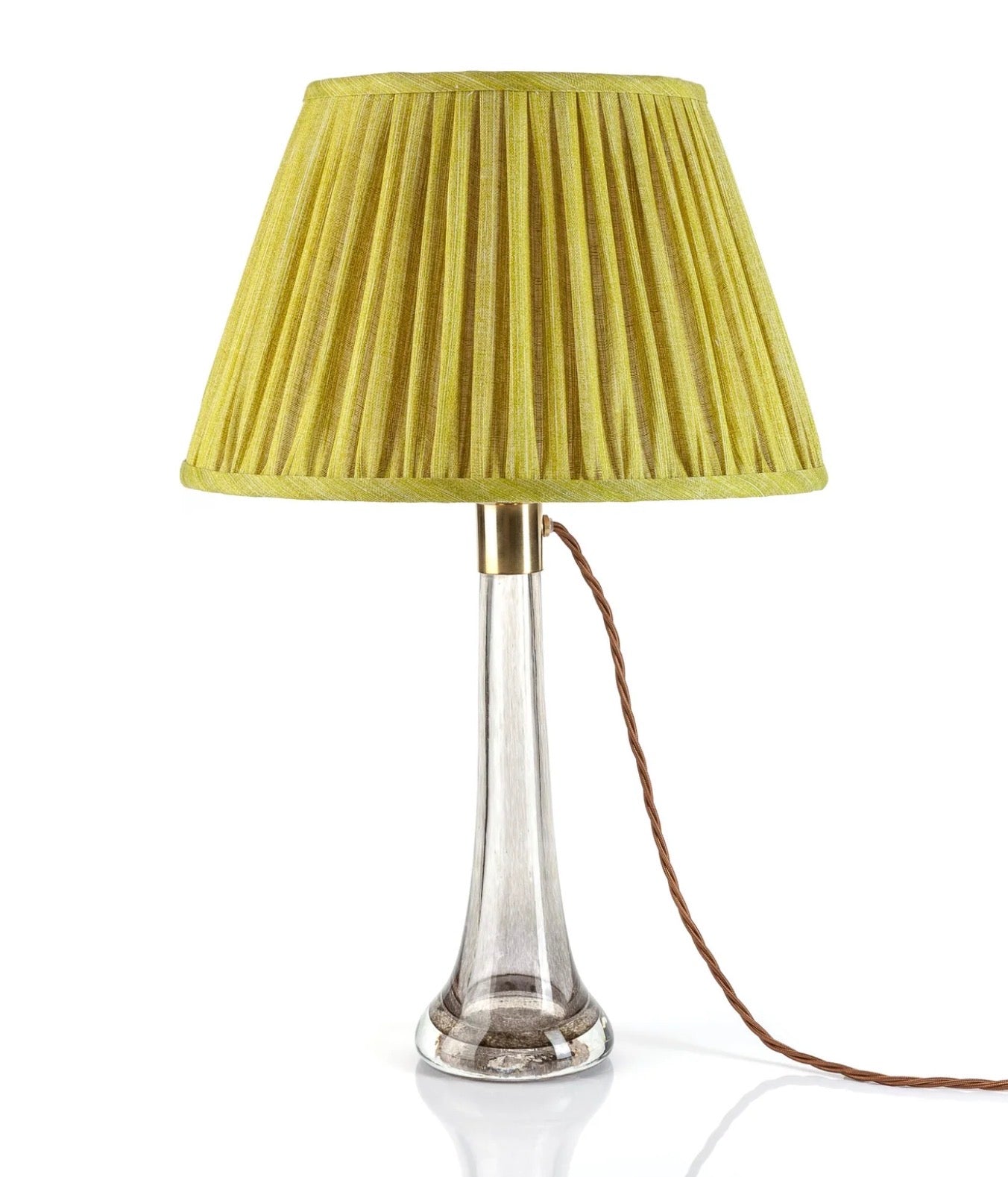 10”-Fermoie-Lampshade-Round-Plain-Linen-Euphorbia