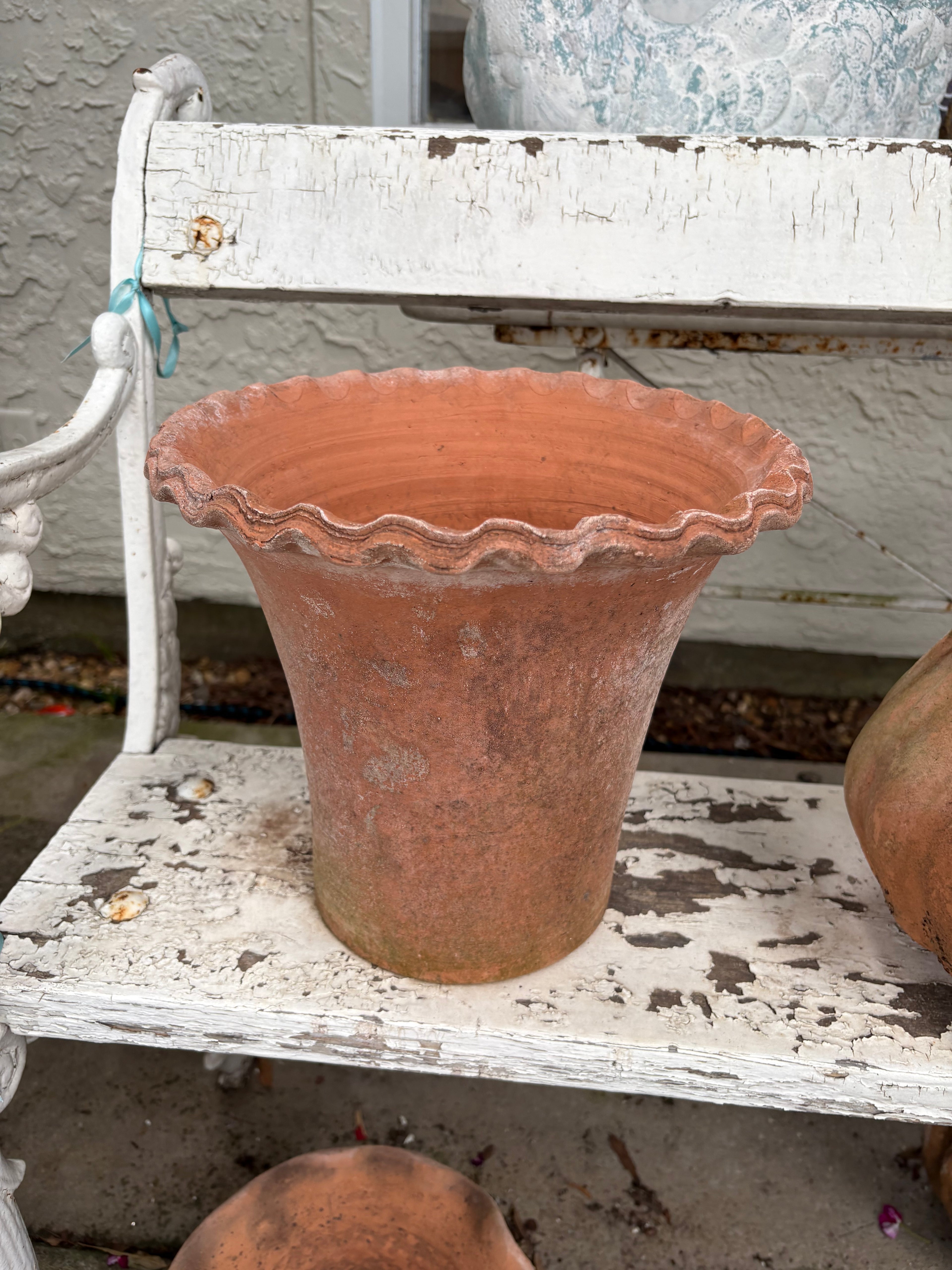 10” Piecrust Planter