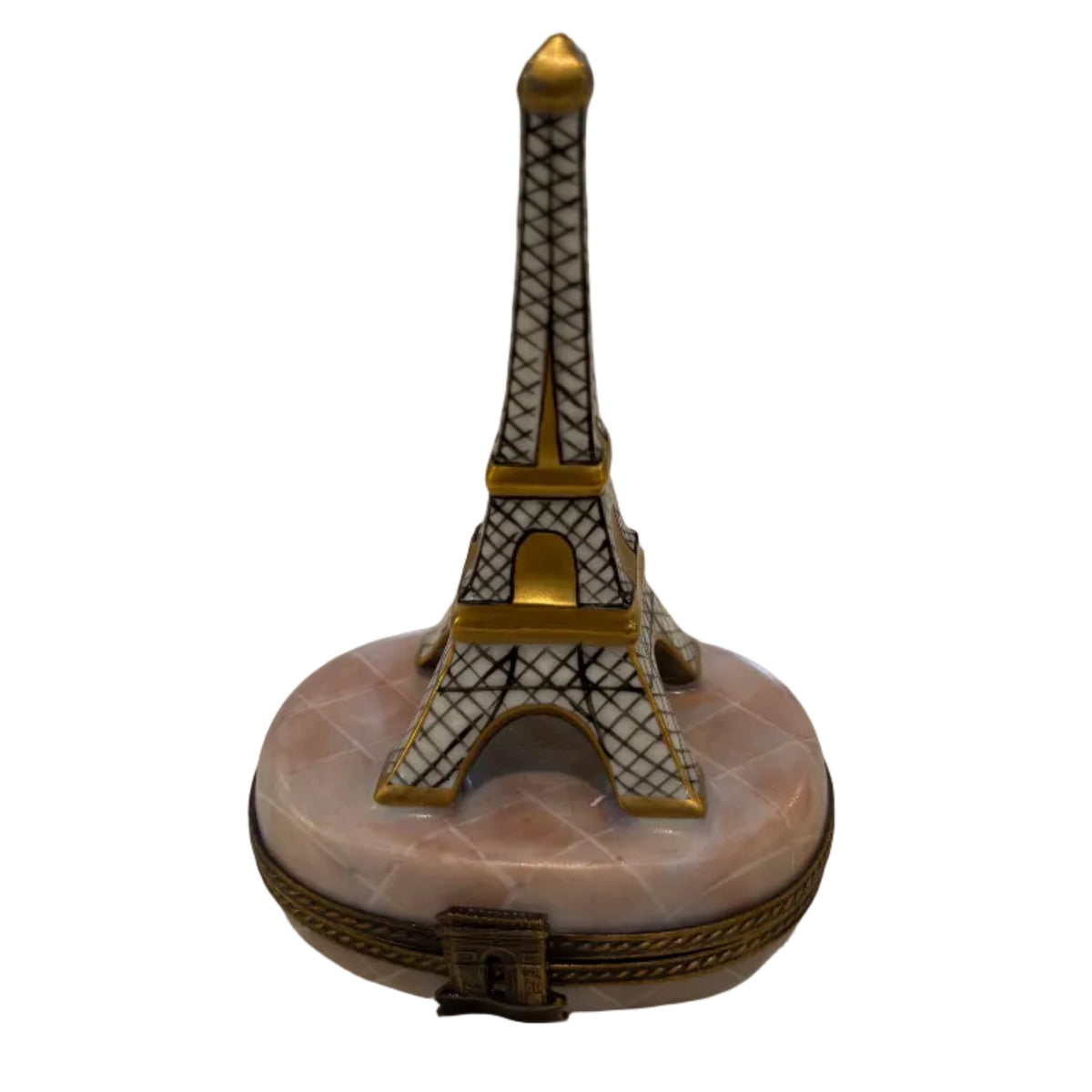 Limoges Large Eiffel Tower Trinket box