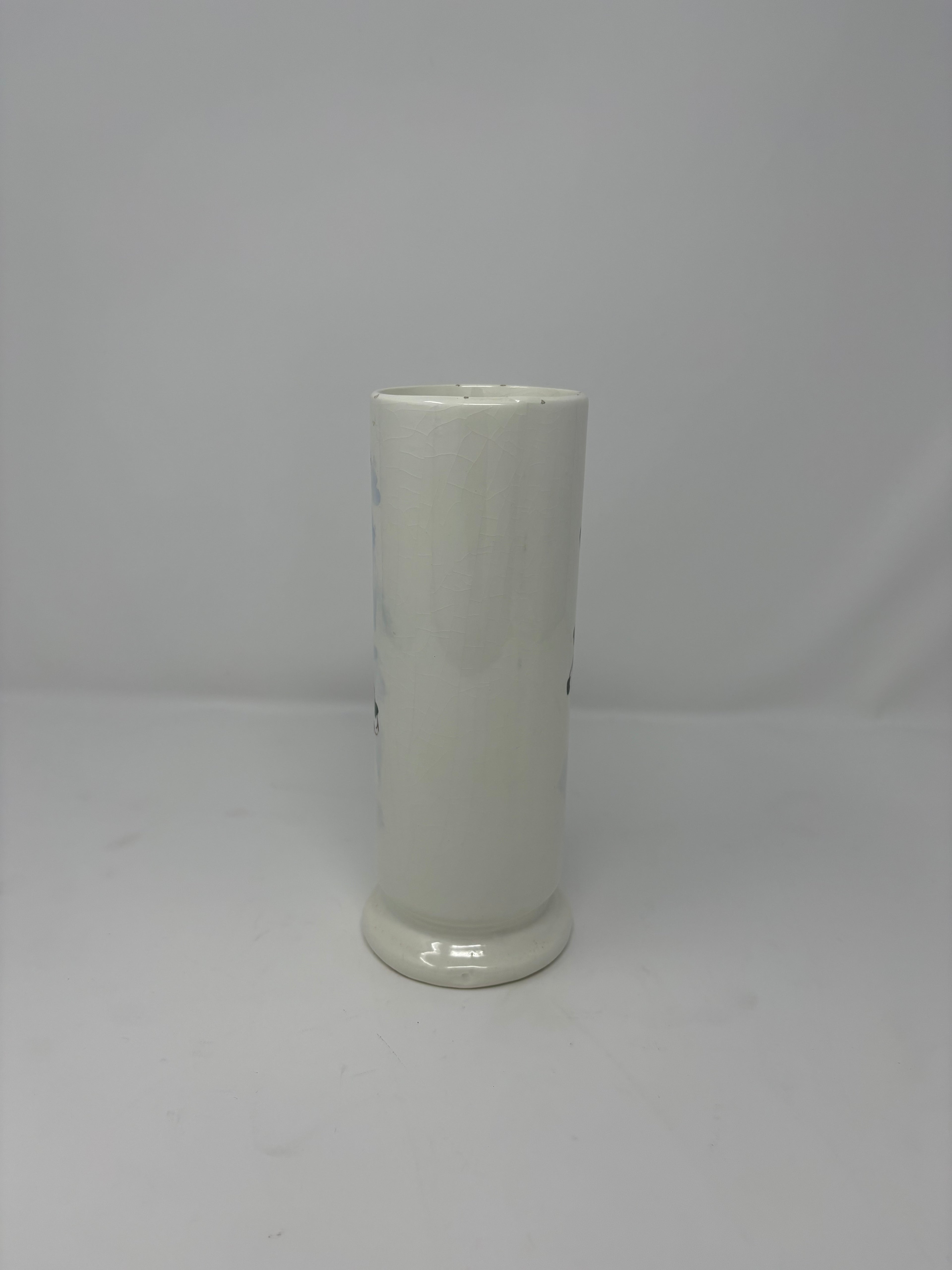1940s Italian Majolica Rose Pitcher