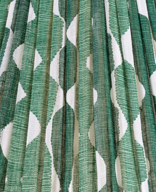 Fermoie 12" Lampshade Oval Green Whittle