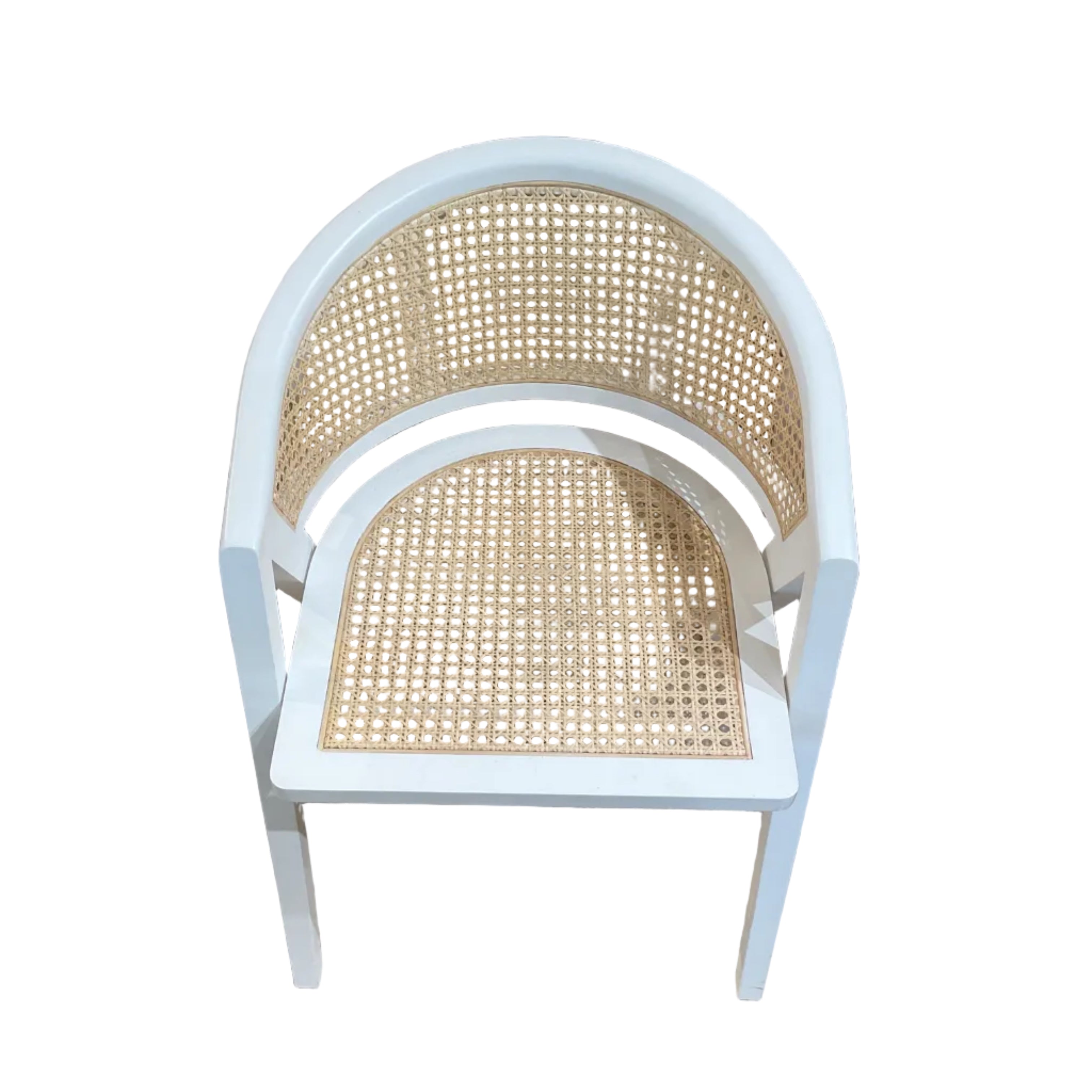 Cane Barrel-back chair