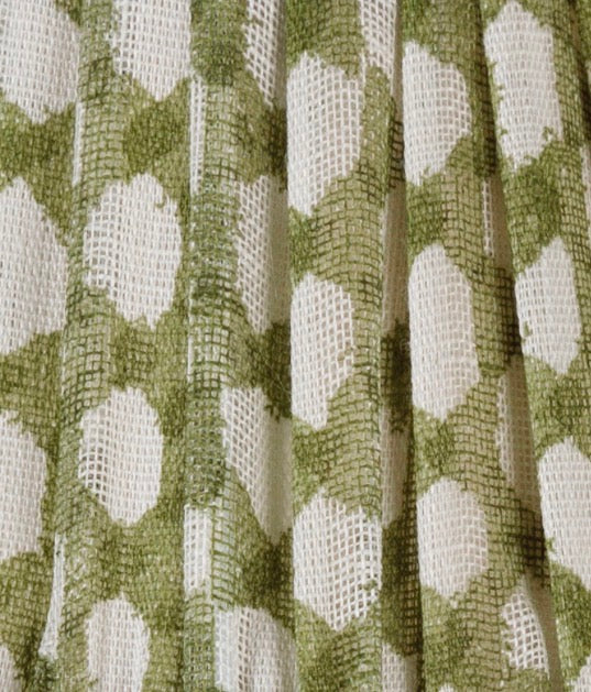 Fermoie 6" Lampshade Round Green Wicker