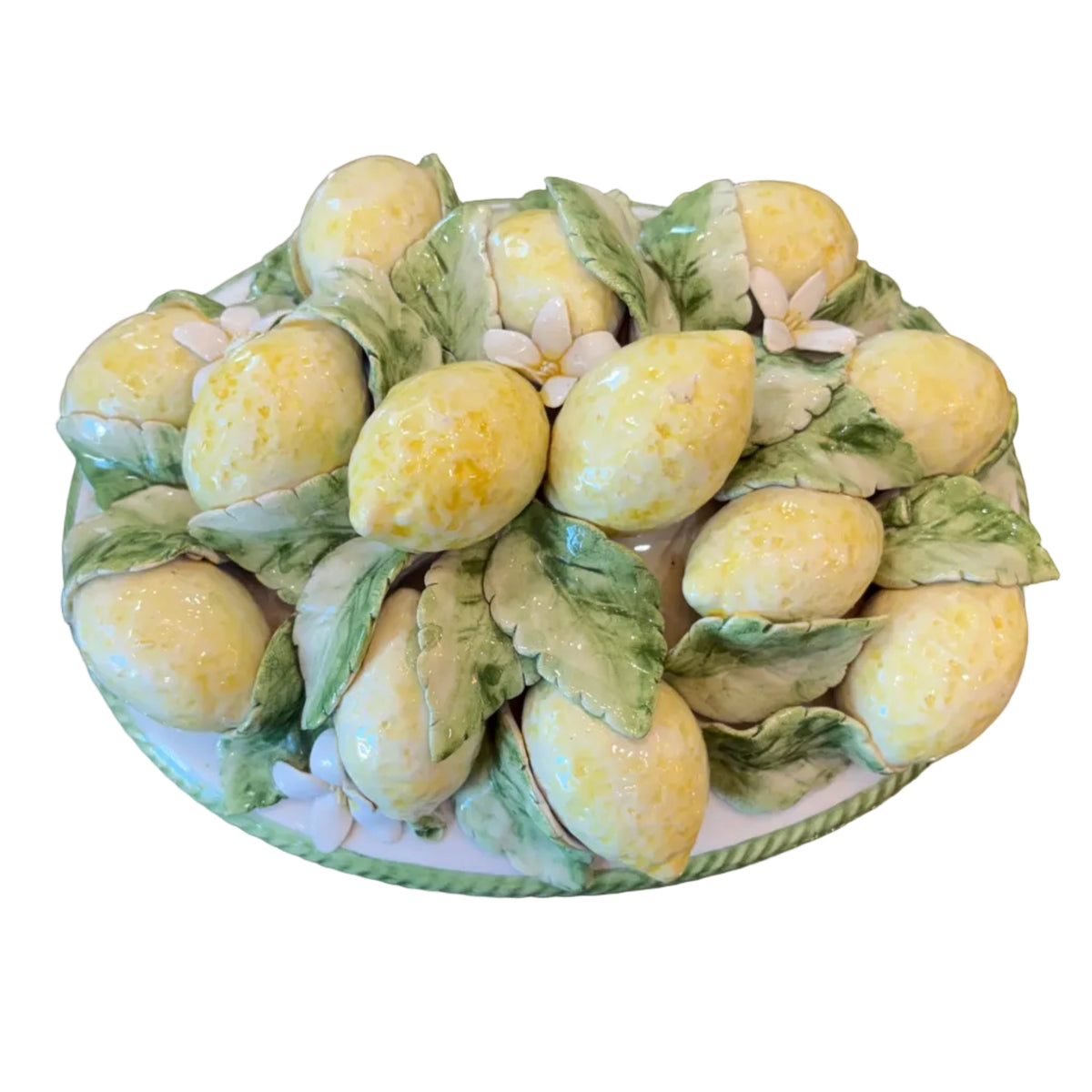 Italian Antique Lidded Lemon Dish