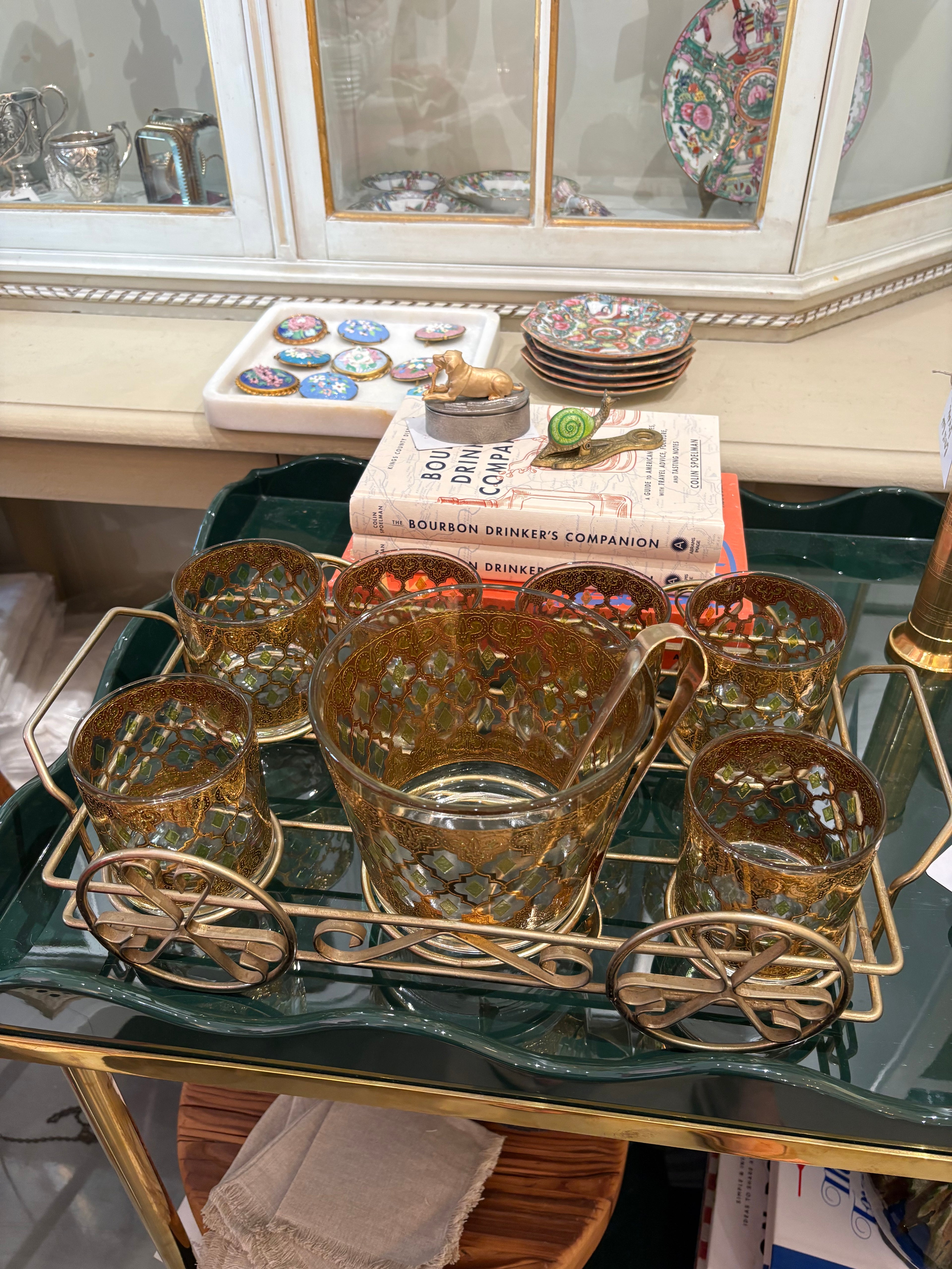 Culver Mid century Bar Set