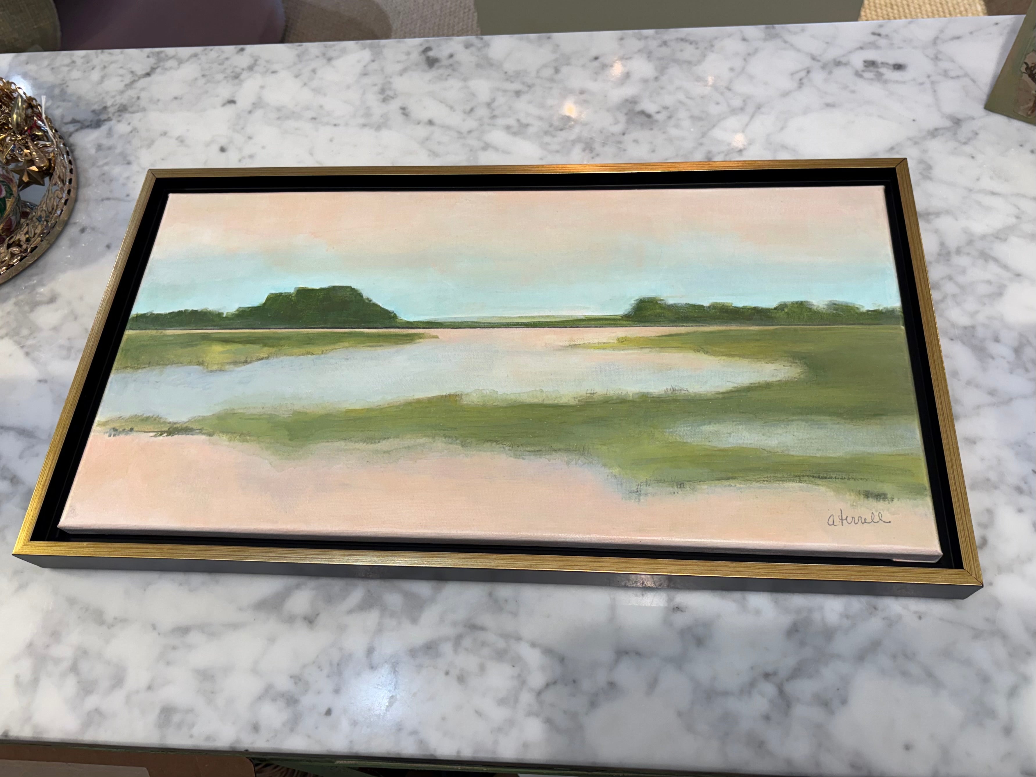 “Twilight” Marsh Landscape by Ashley Terrell