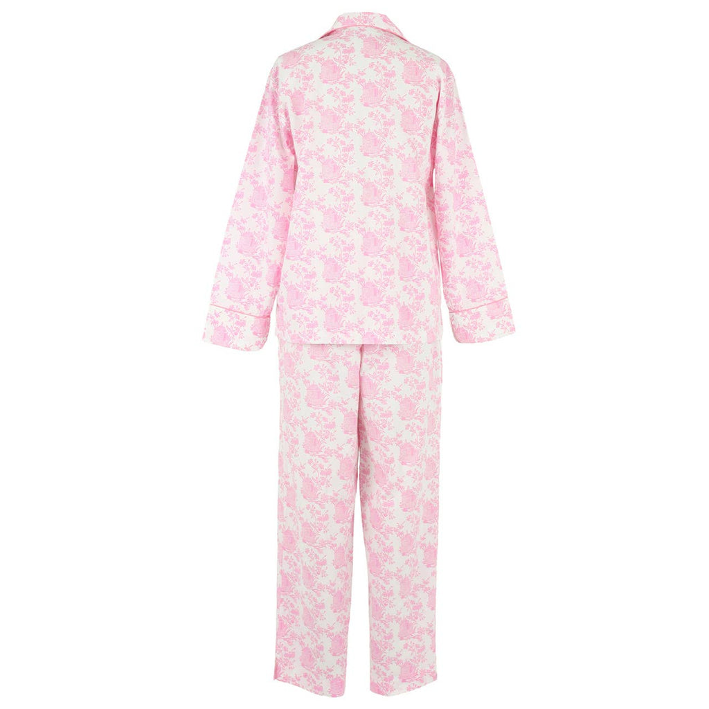 Pagoda Pink Long Sleeve Pajamas
