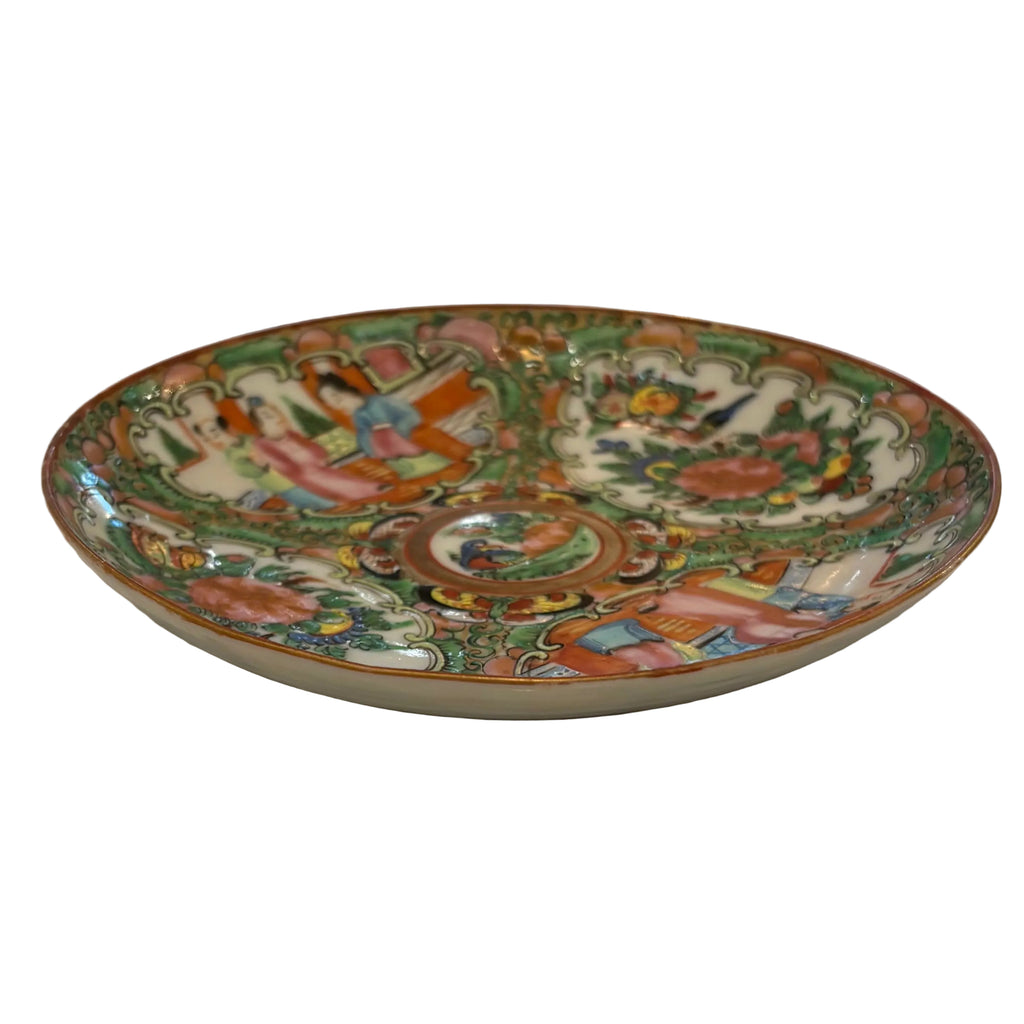 Antique 19th century Rose Medallion Dish