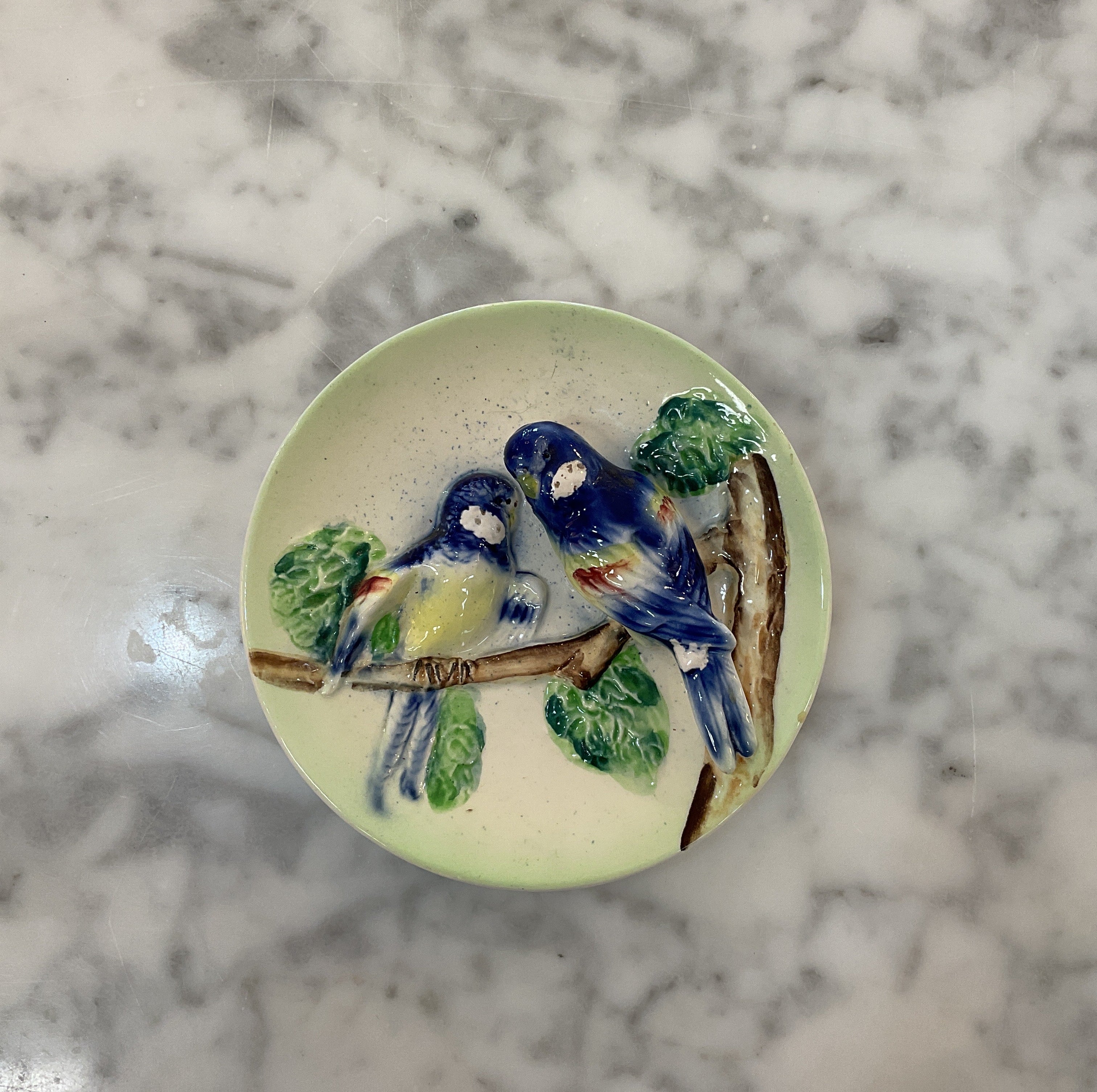 Porcelain Bird Plate