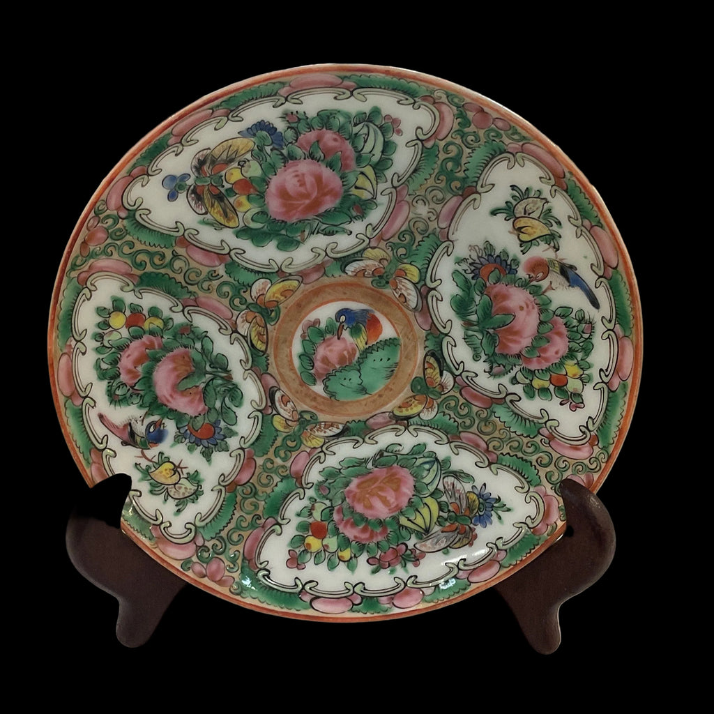 19th century Rose Medallion Dish