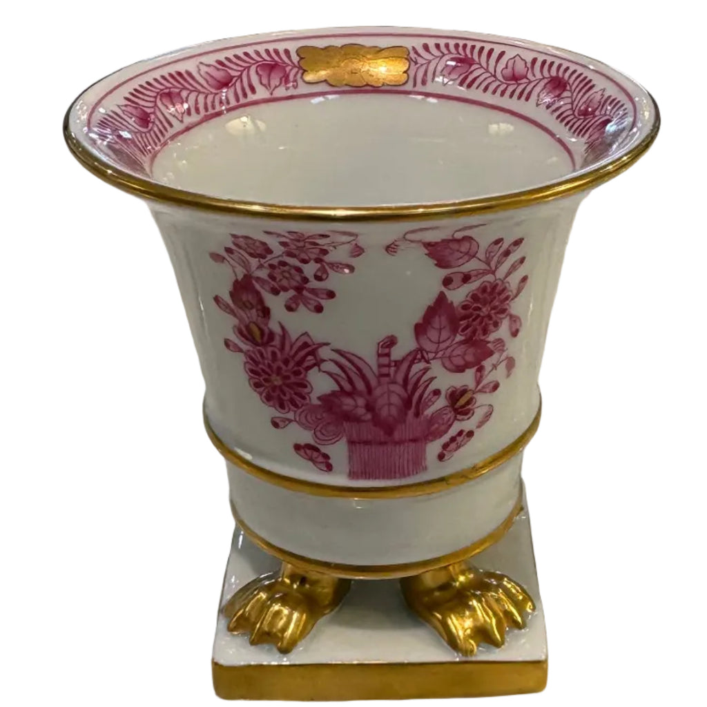 Herend footed Urn w/24 karat gold details