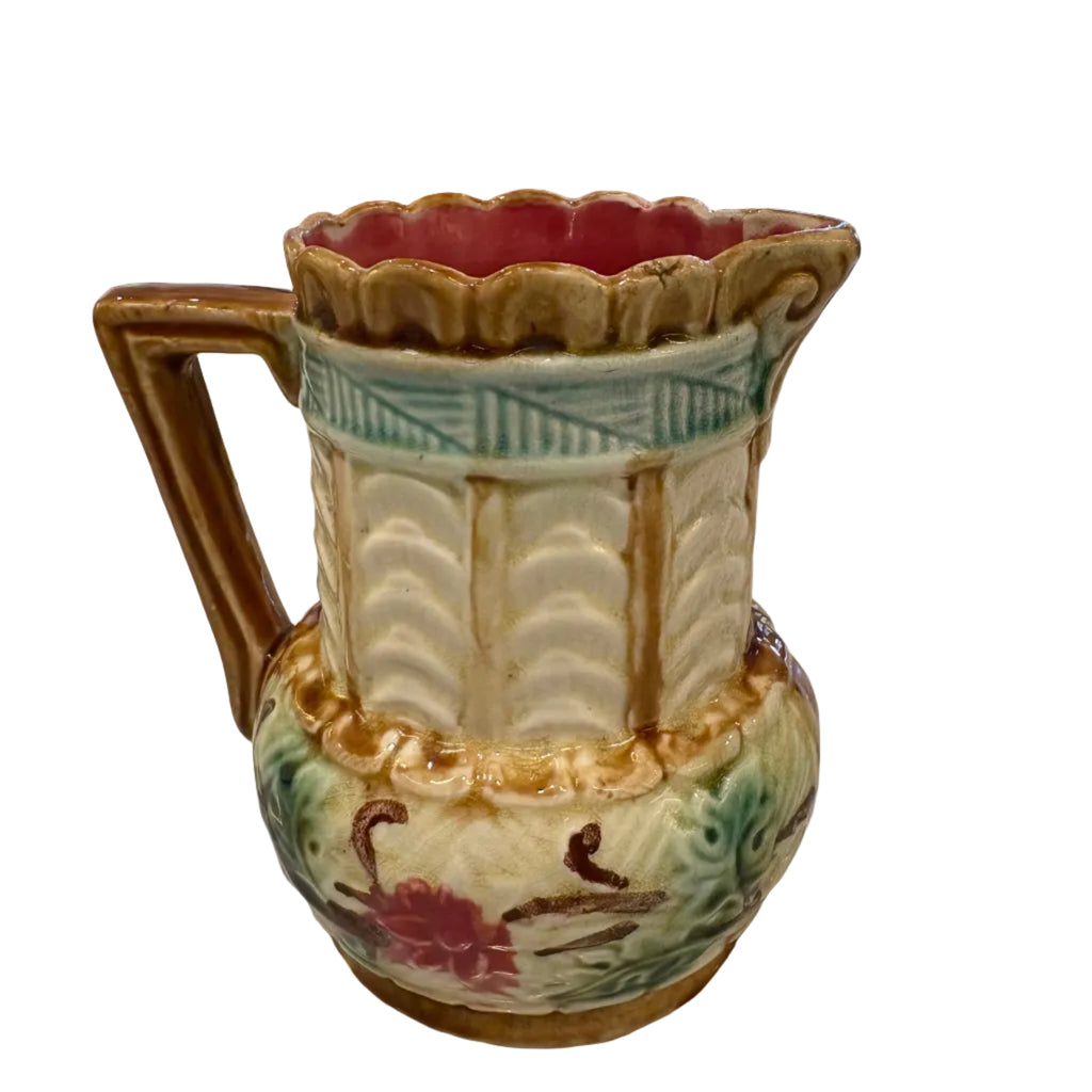 Majolica (Onnaing) pitcher