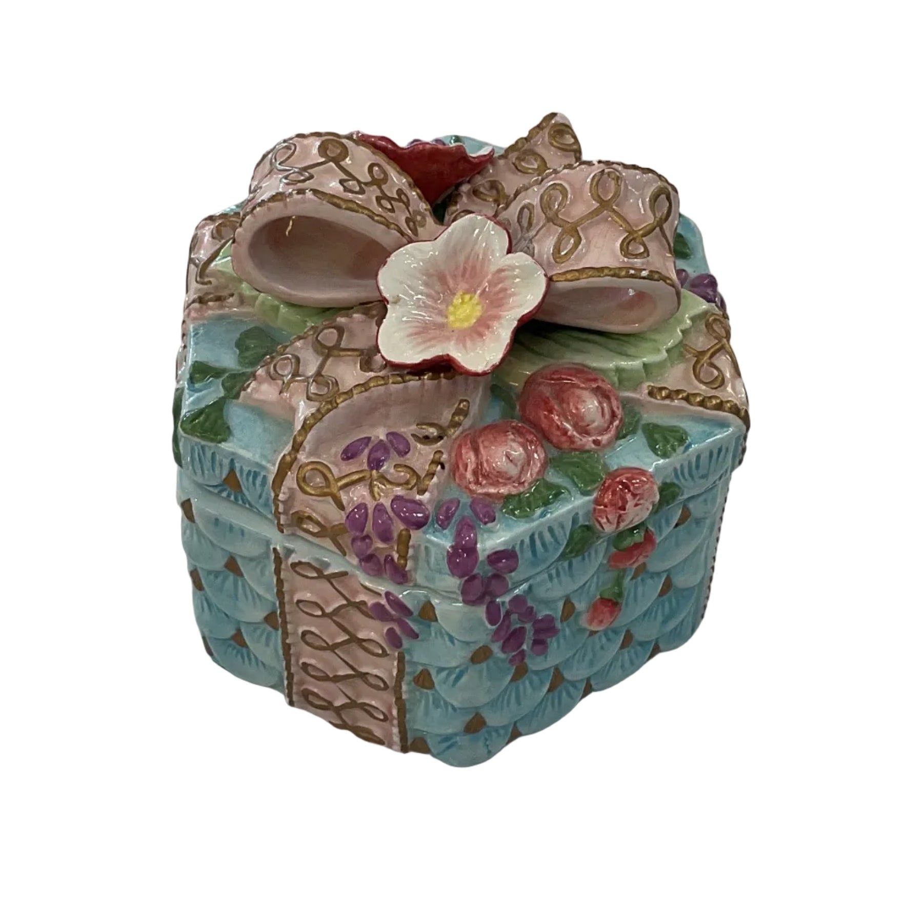 Vintage Fitz and Floyd Lidded Box