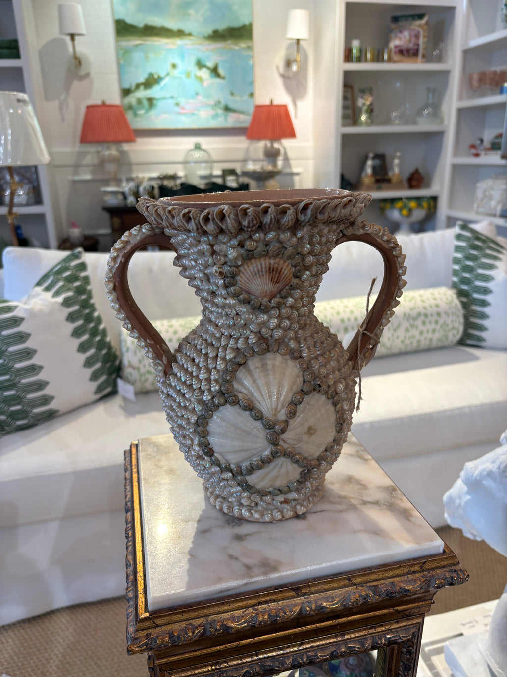 Antique Coquile Vase (from Provence)