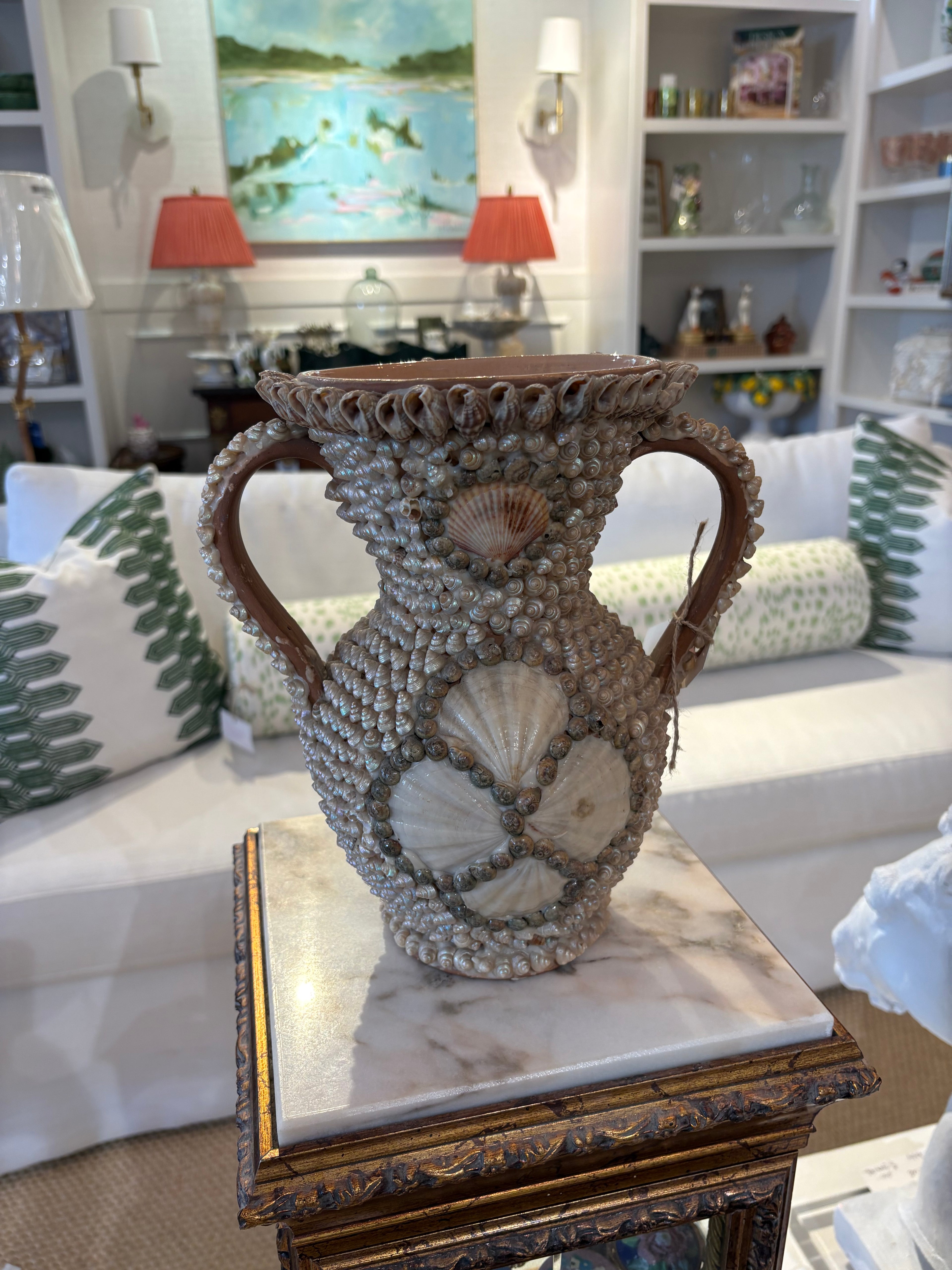 Antique Coquile Vase (from Provence)