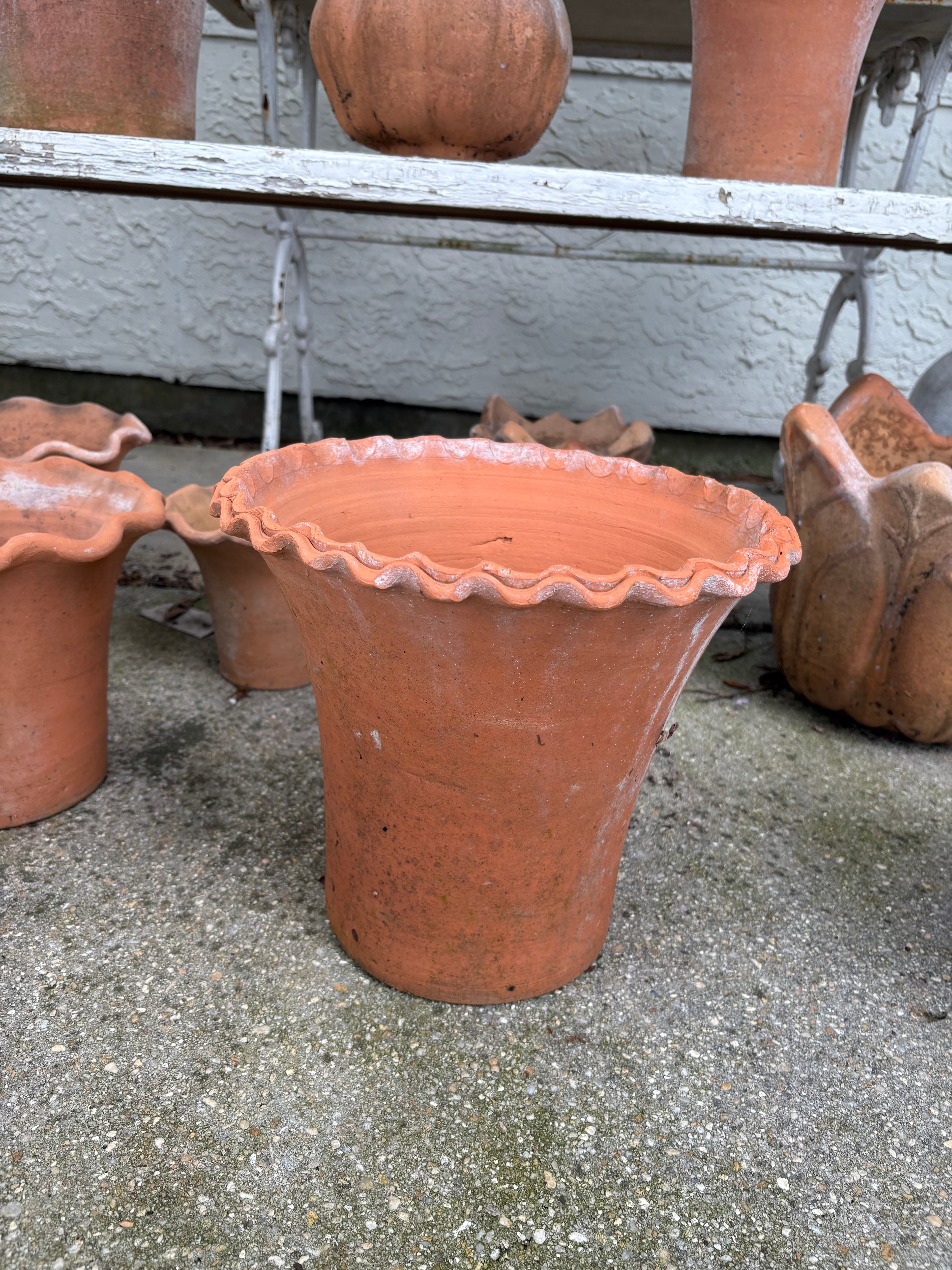 10” Piecrust Planter