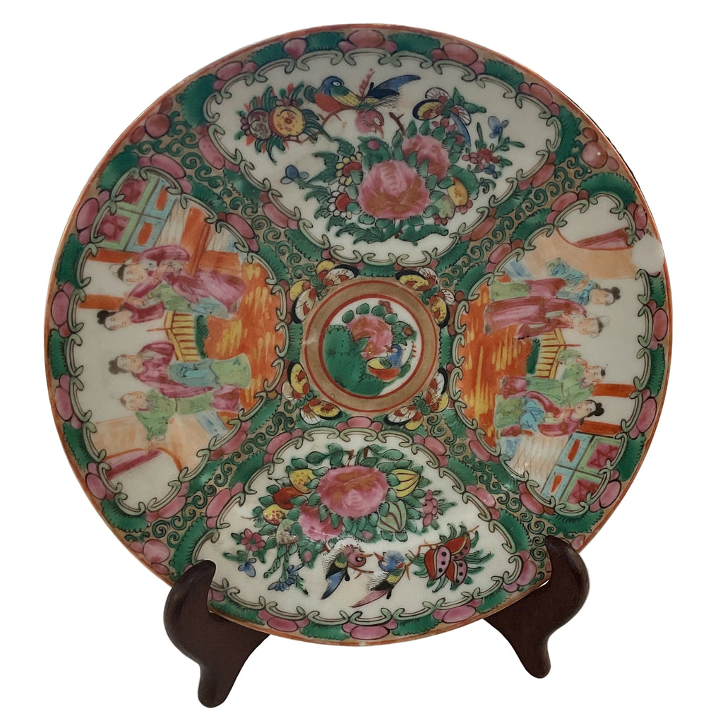 19th century Rose Medallion Plate