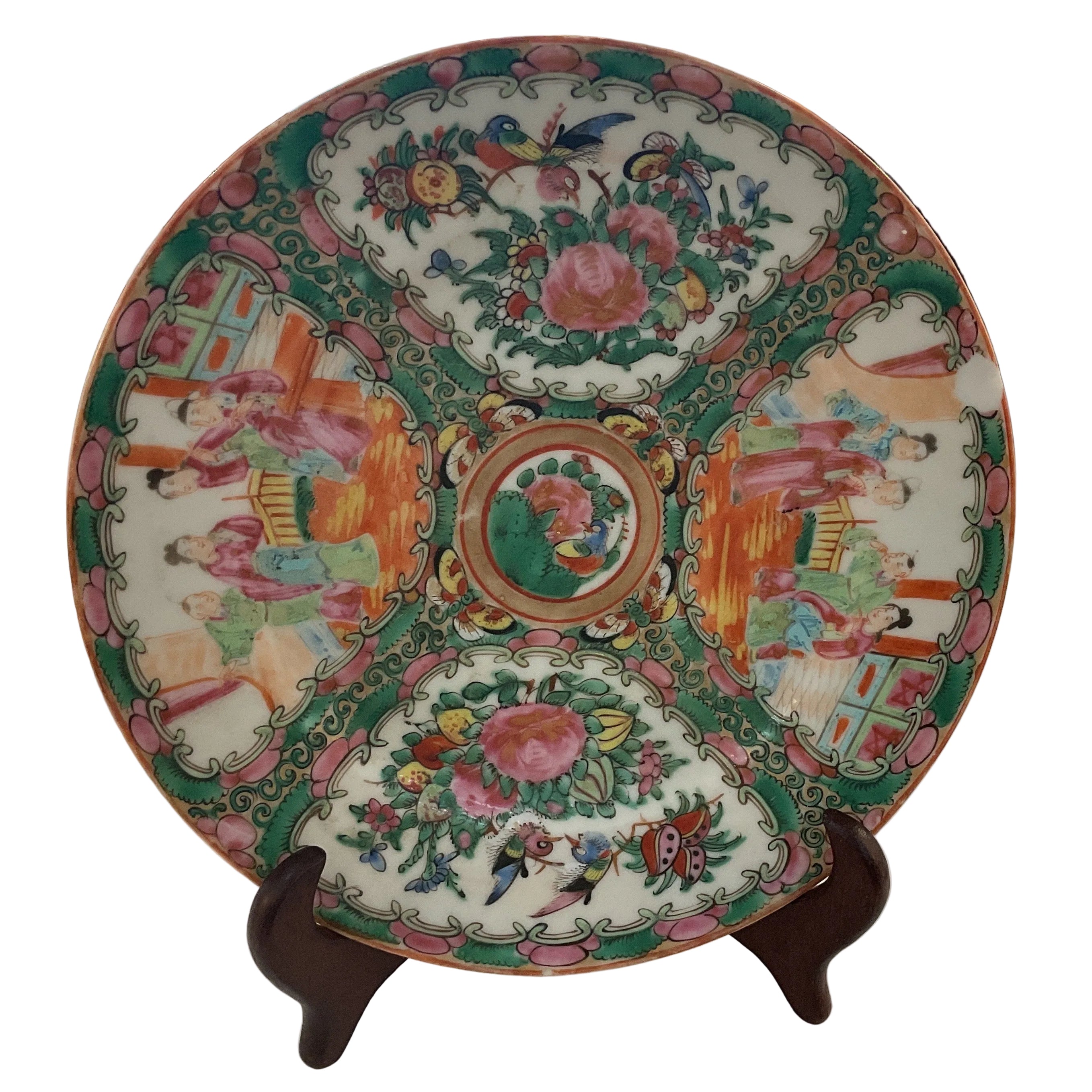 19th century Rose Medallion Plate