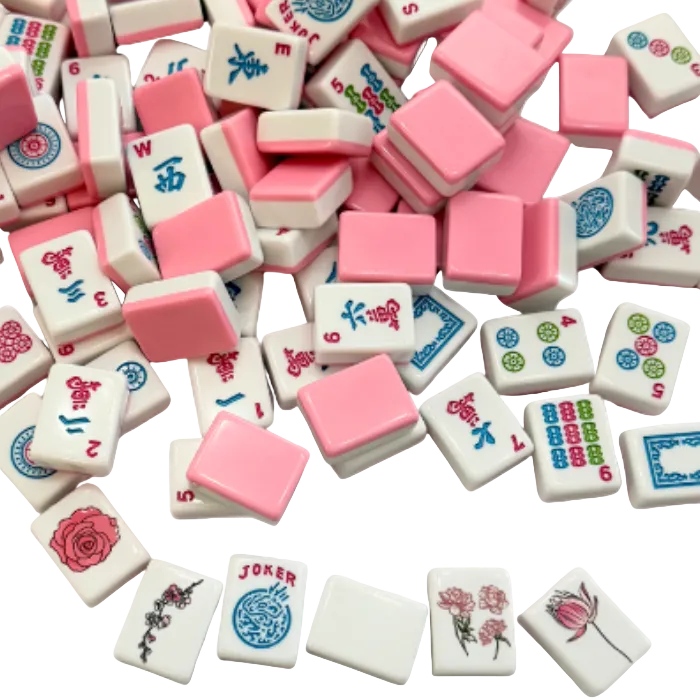 Mahjong Studios – Peony Garden American Mahjong Tile Set (160 Tiles)