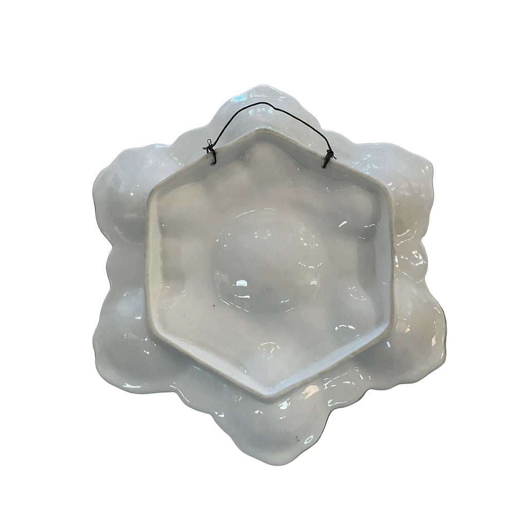 Antique Oyster Plate w/ Gilded Detail