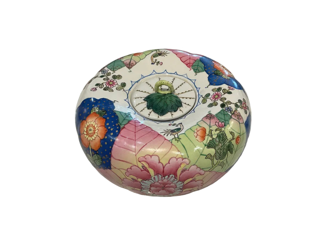 Tobacco Leaf Lidded Jar