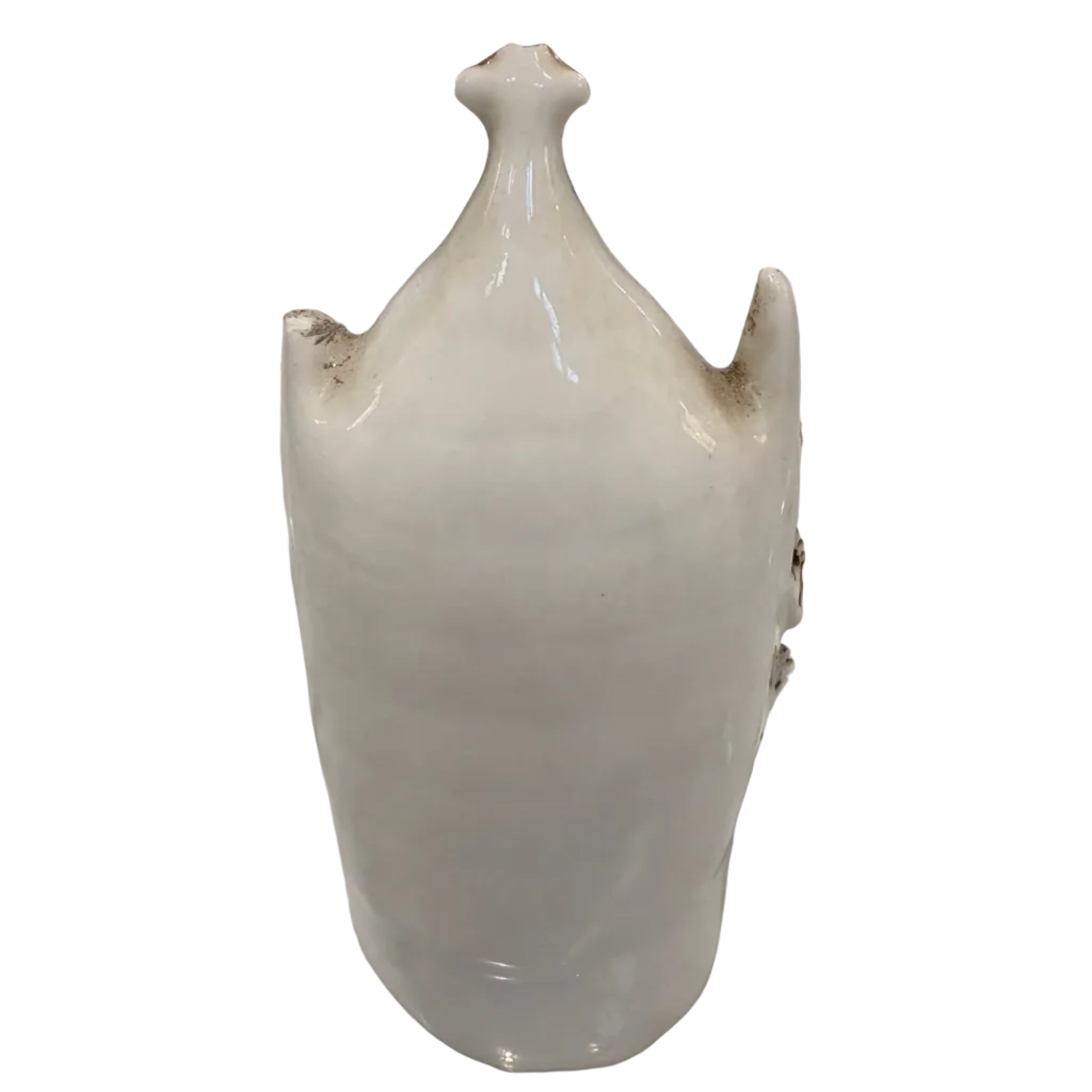Antique Vieux Paris (“Old Paris”) Holy Water Porcelain Small Font
