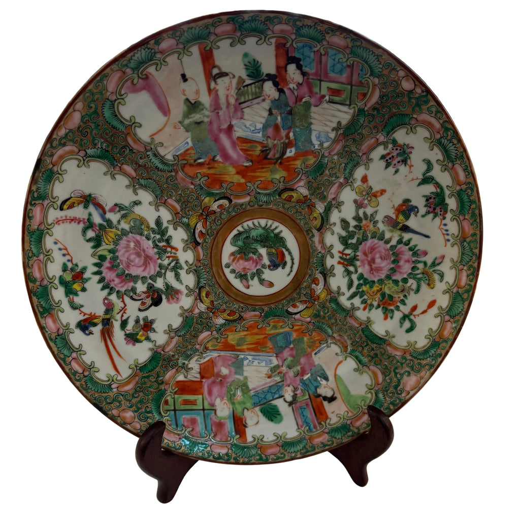 19th century Rose Medallion plate