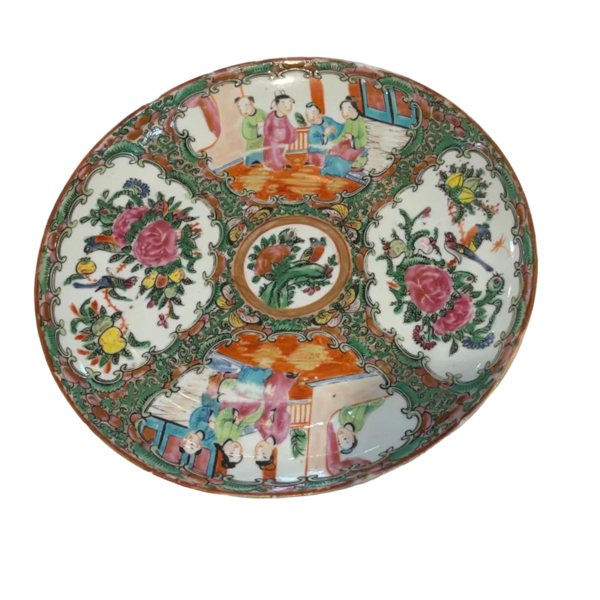 Antique Rose Medallion Plate