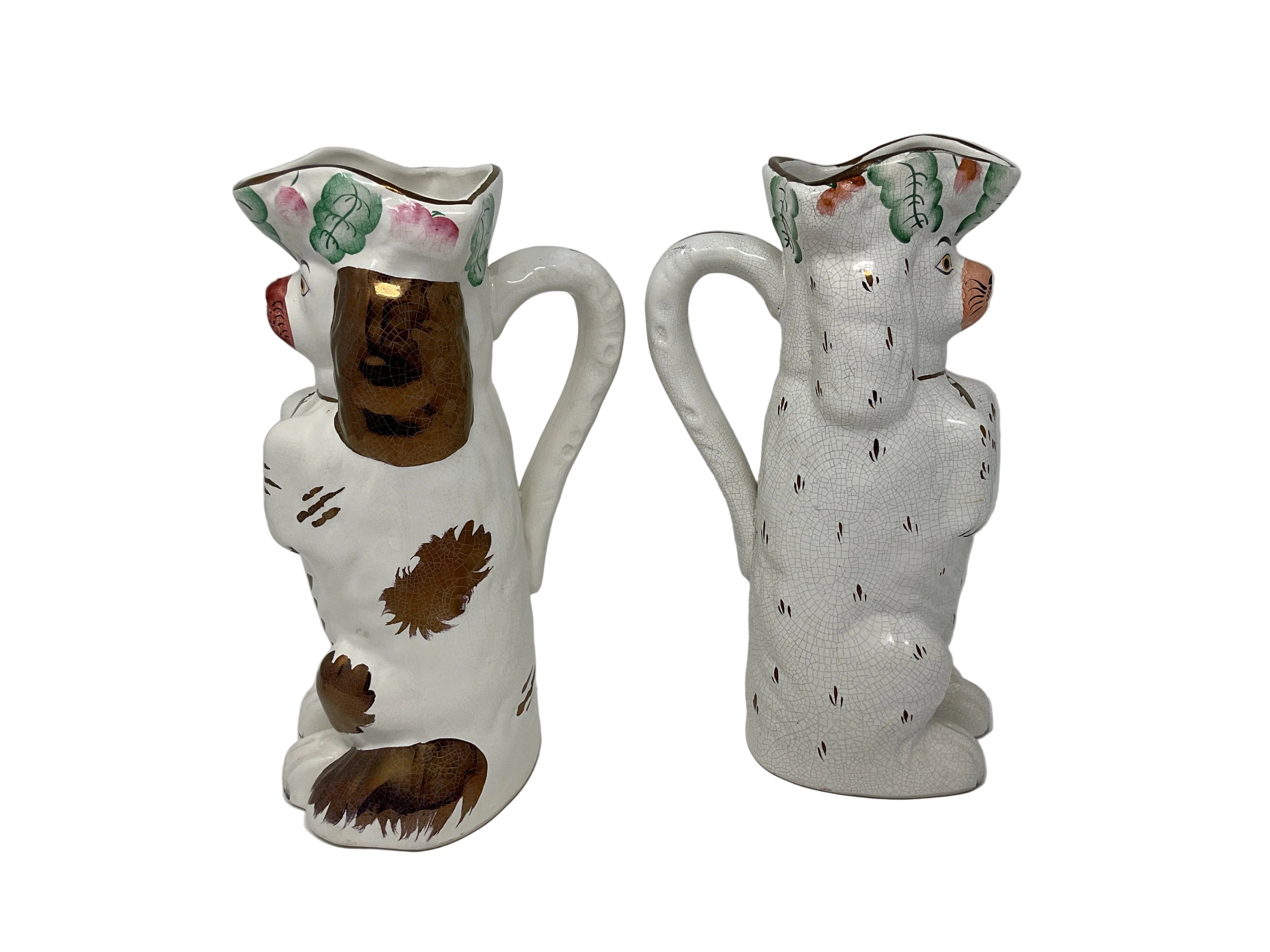 Antique Staffordshire Toby Jug Pitcher Set