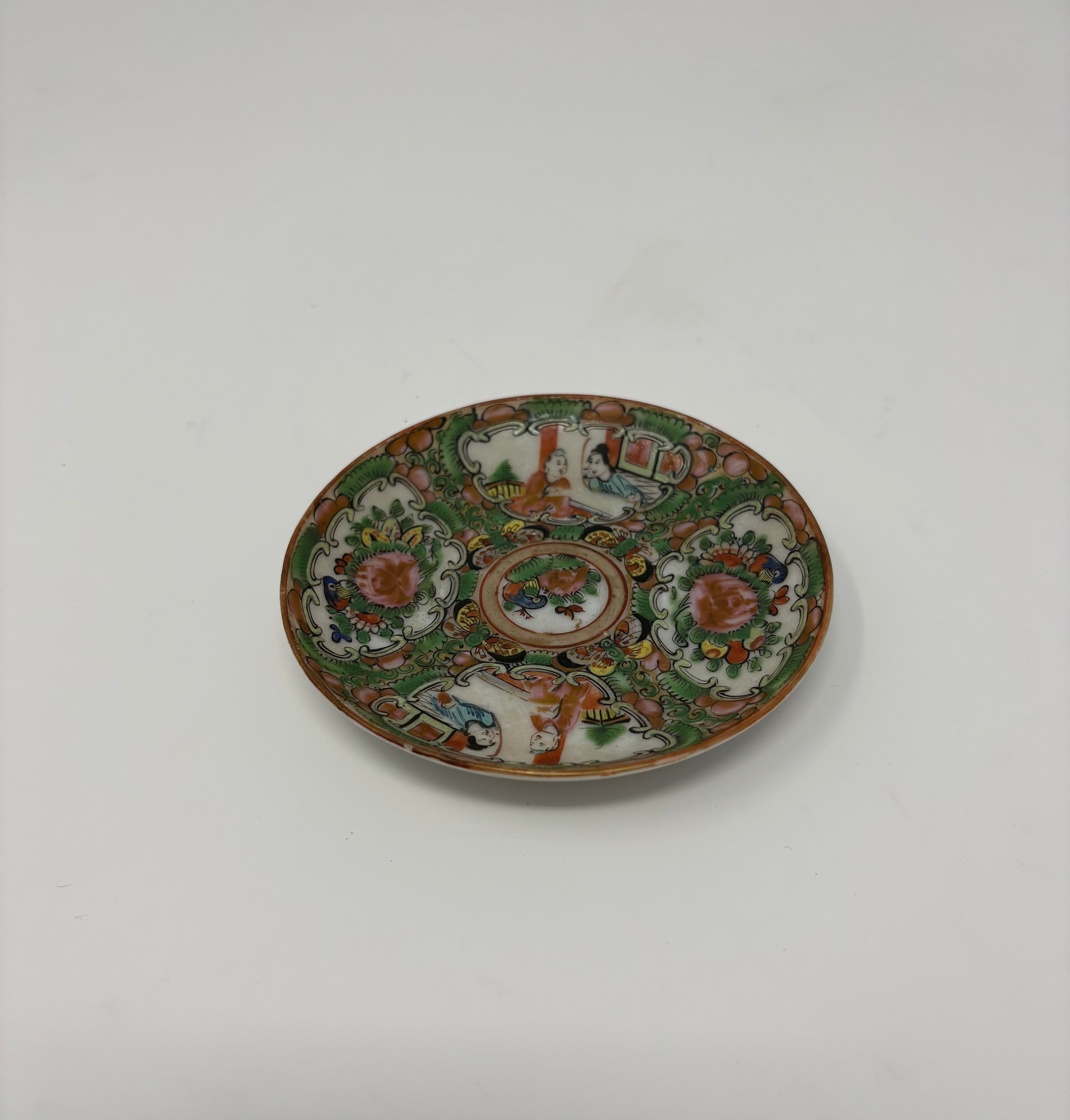 Antique Rose Medallion Plate