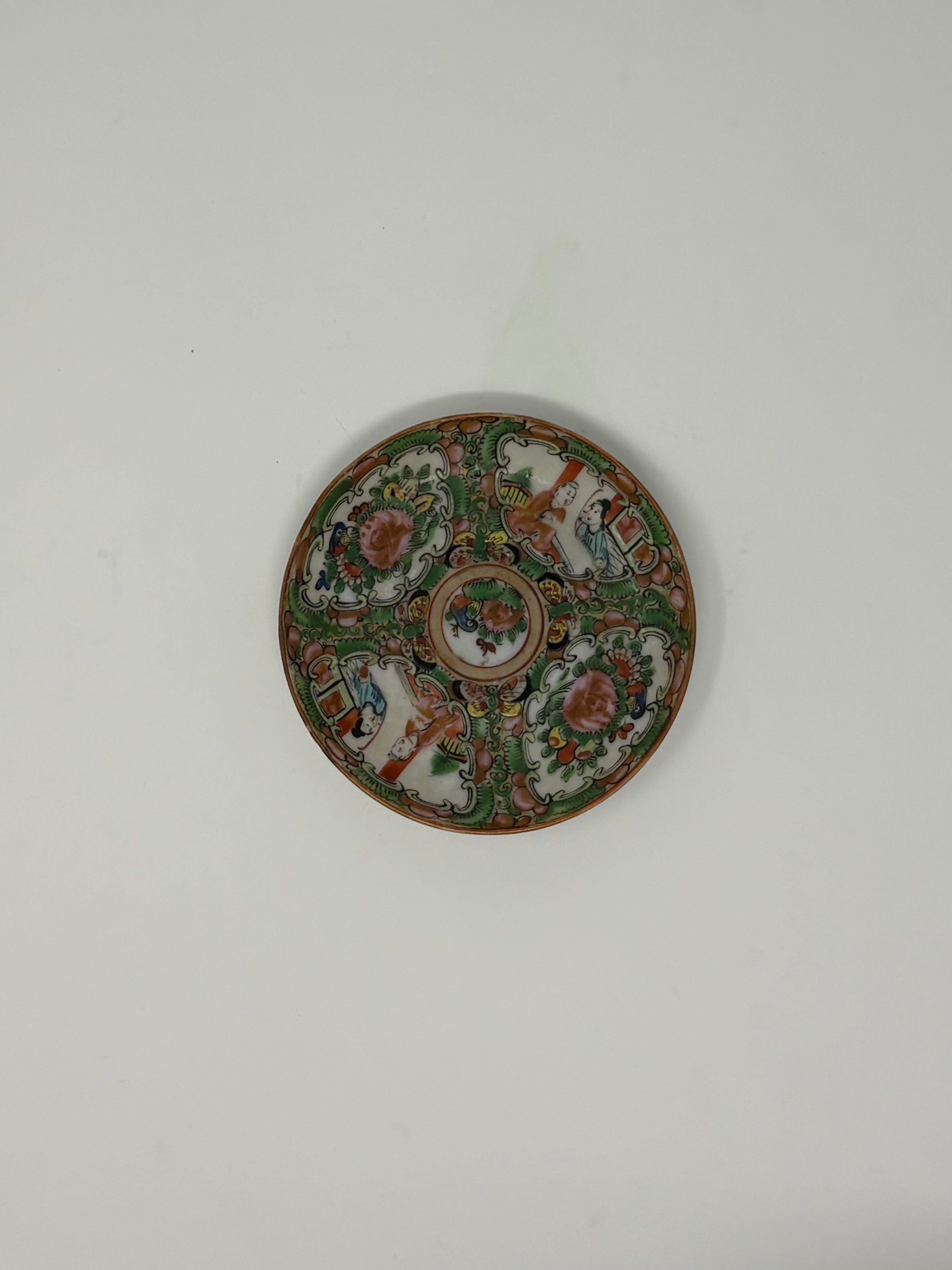 Antique Rose Medallion Plate