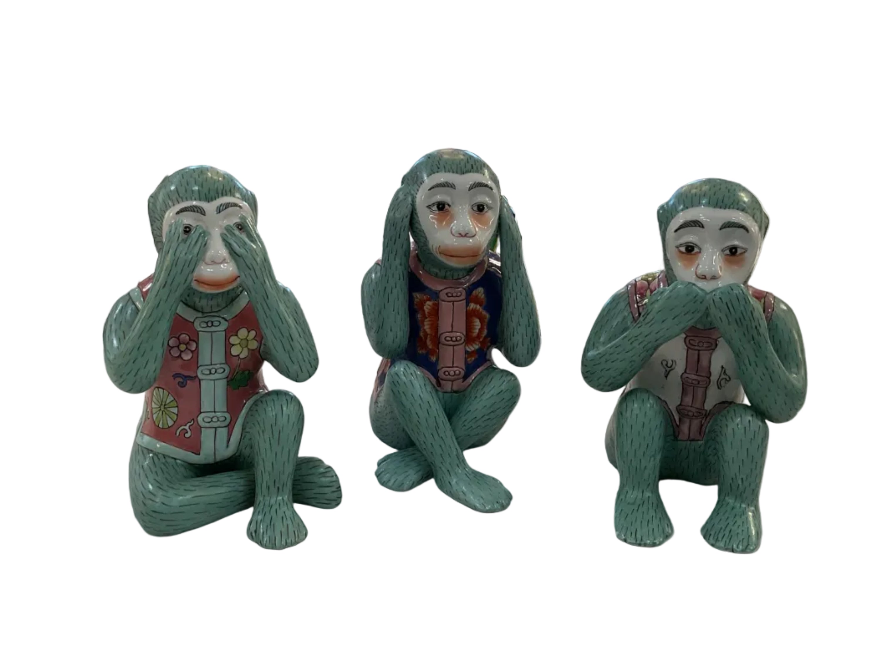 Bok Choy No Evil Monkey Set