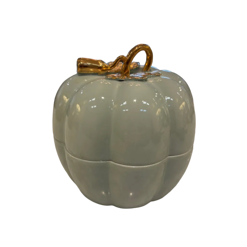 Mid-century Porcelain Pumpkin