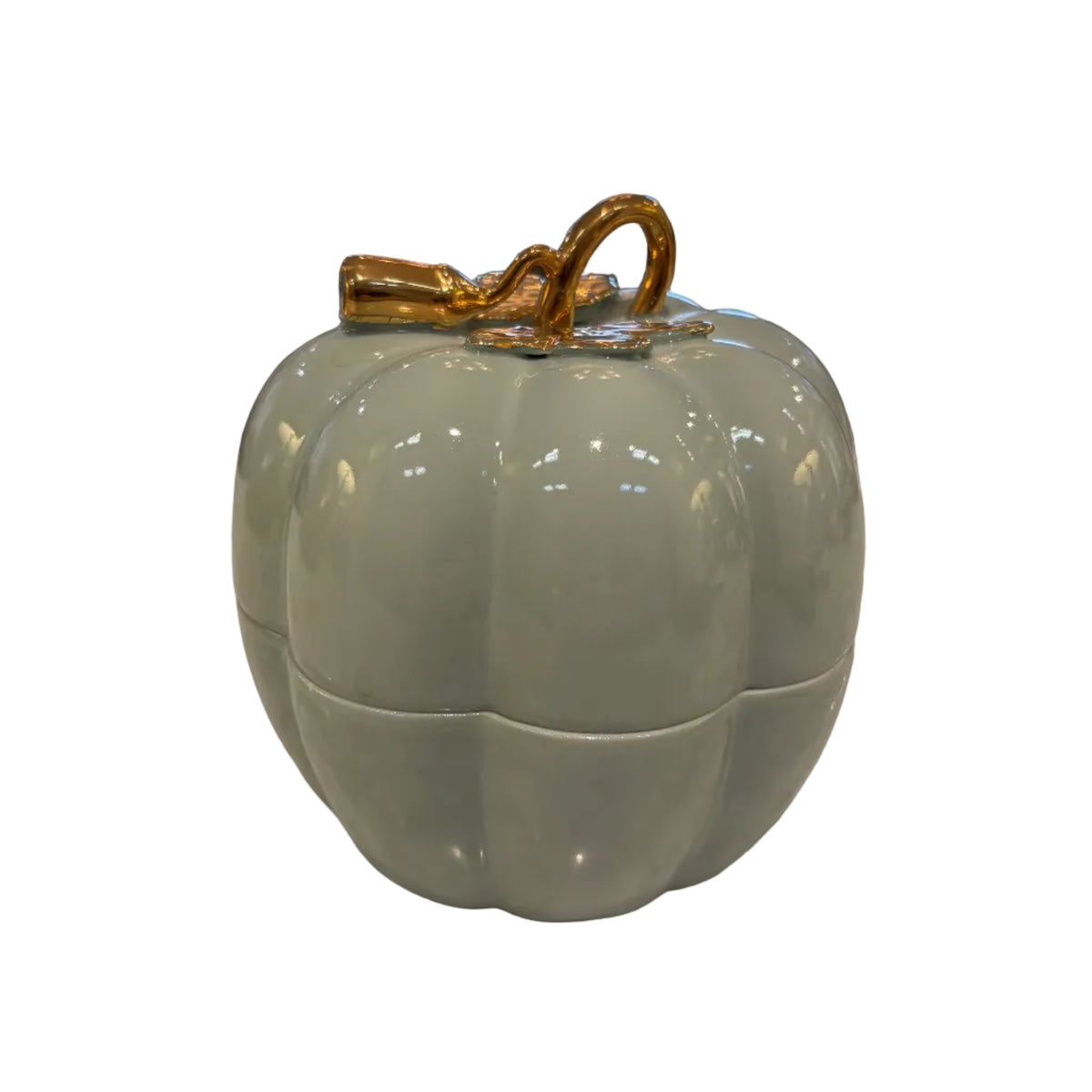 Mid-century Porcelain Pumpkin