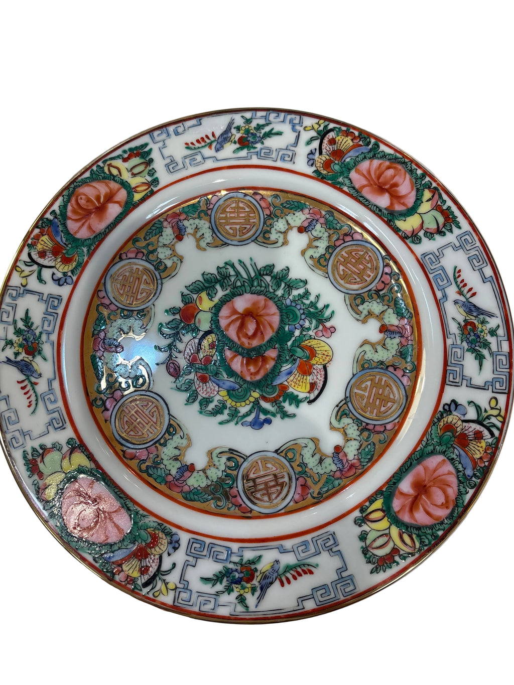 Vintage Rose Medallion Plate