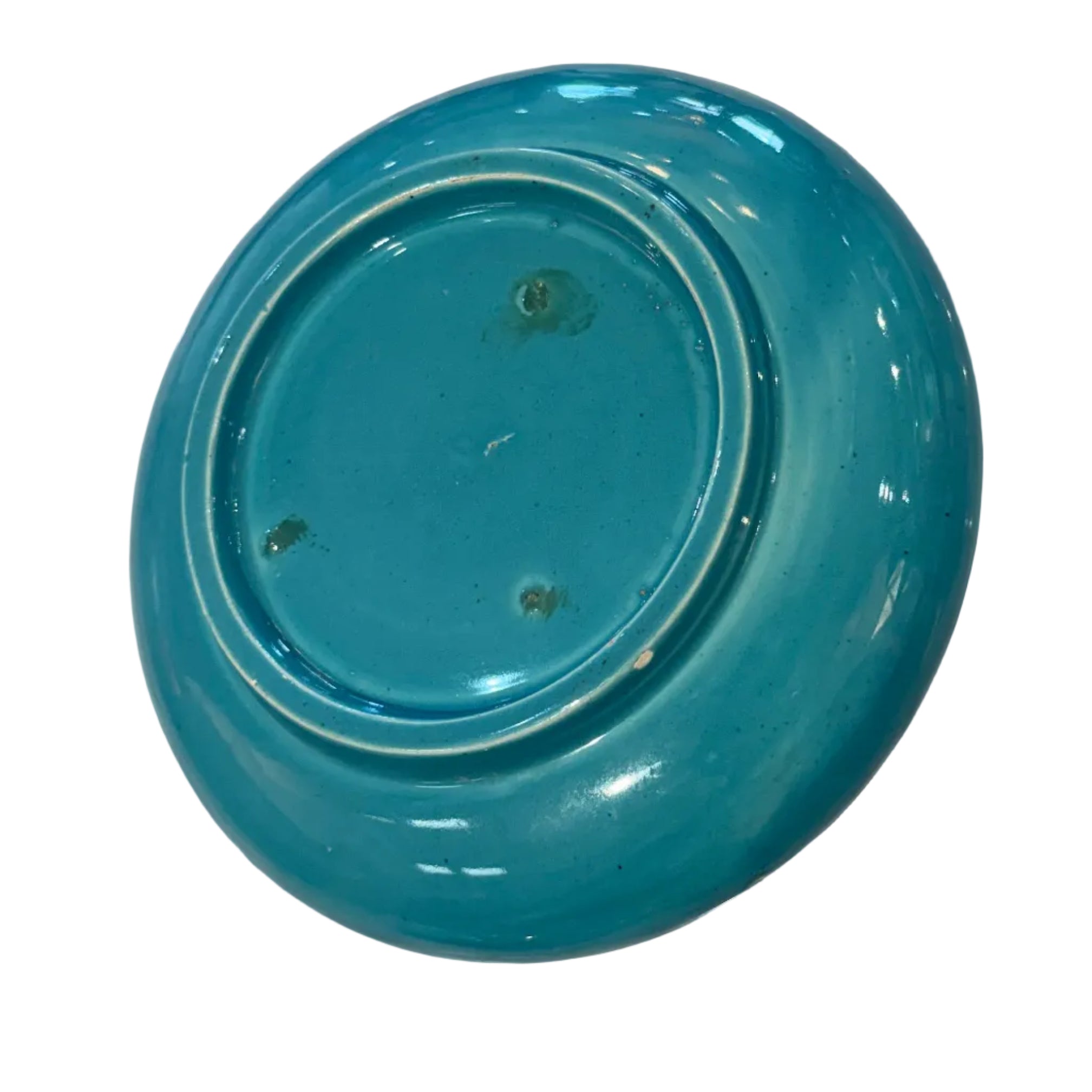 Antique Menton Majolica Lidded Dish
