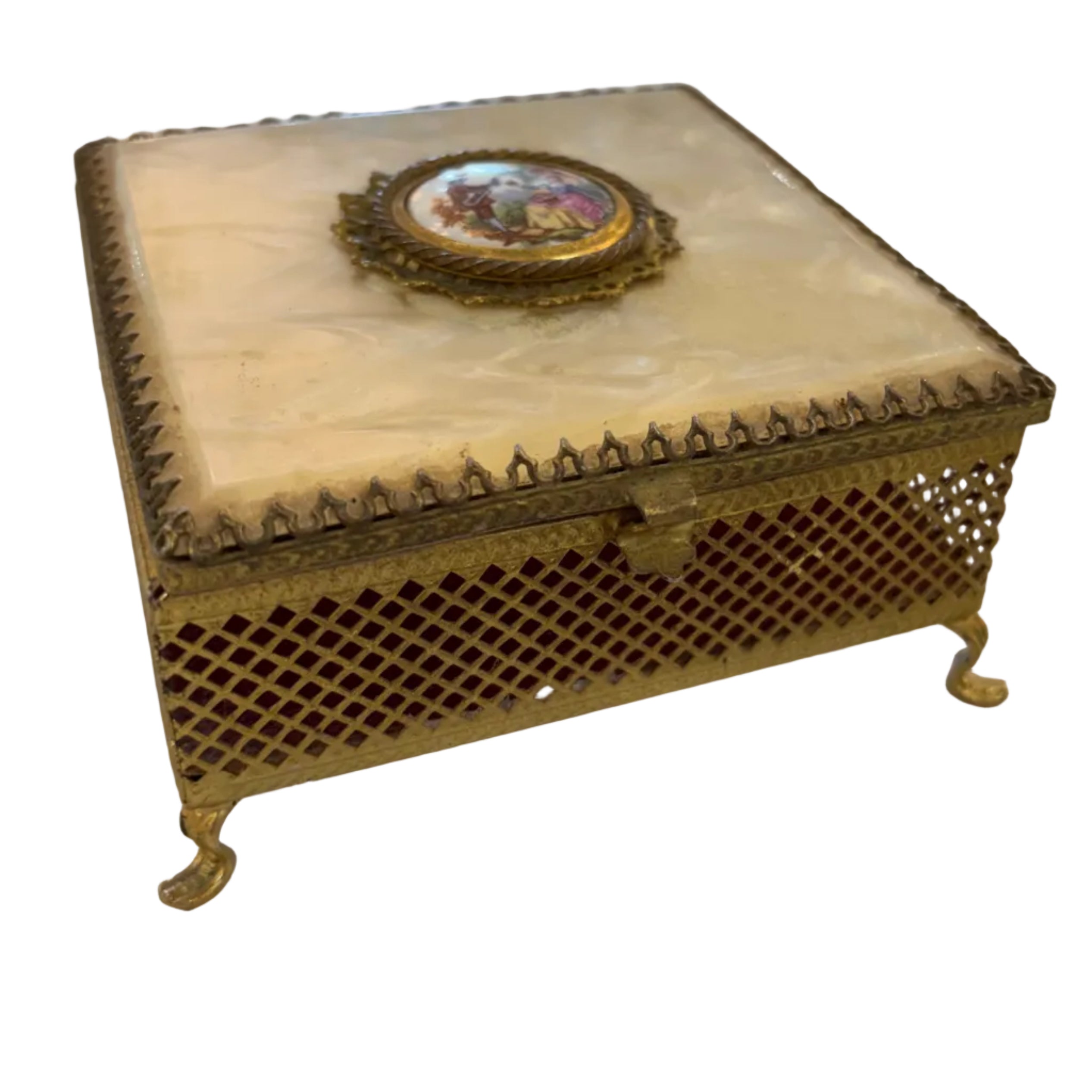Vintage Fragonard Jewelry Casket