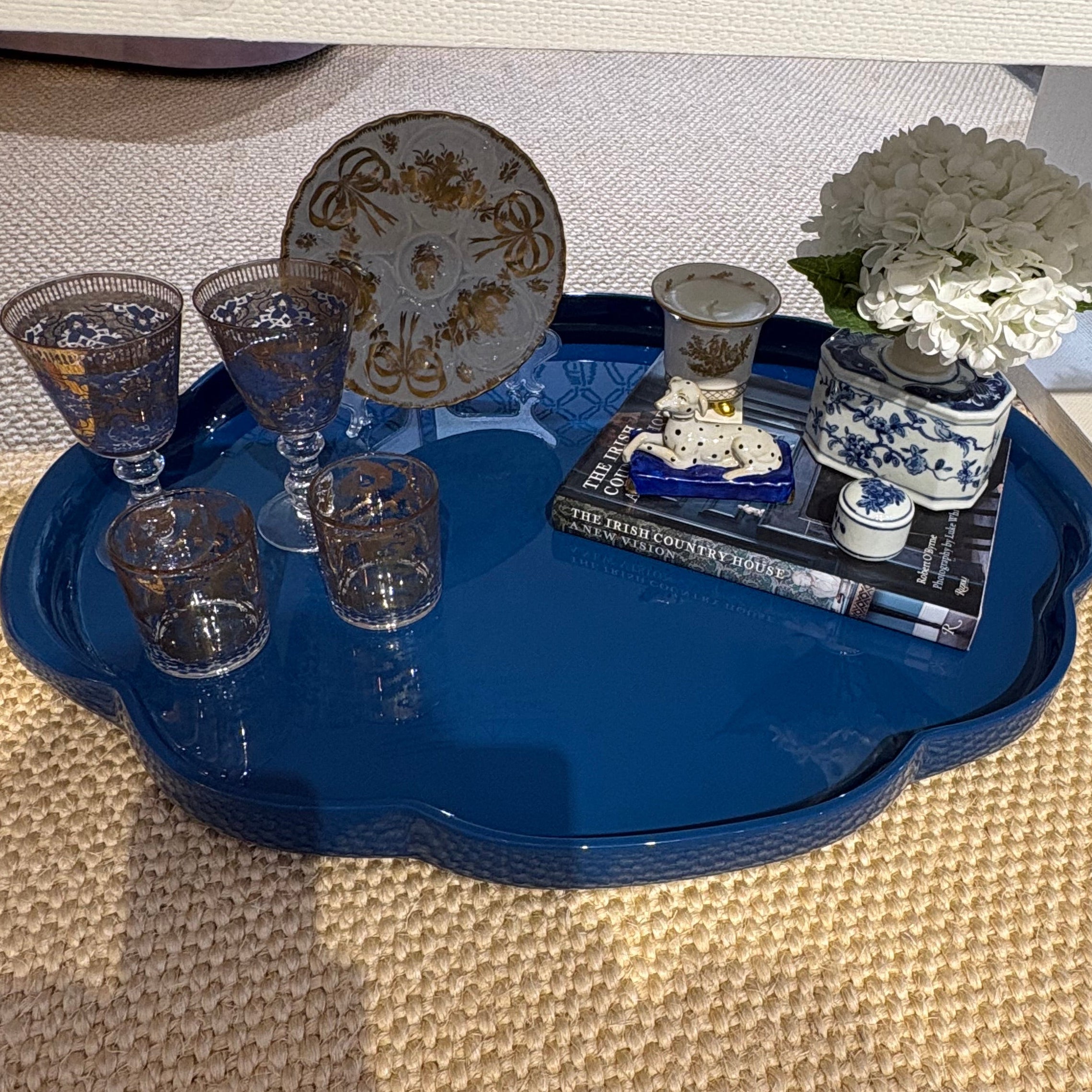 Oval Tray (Blue)