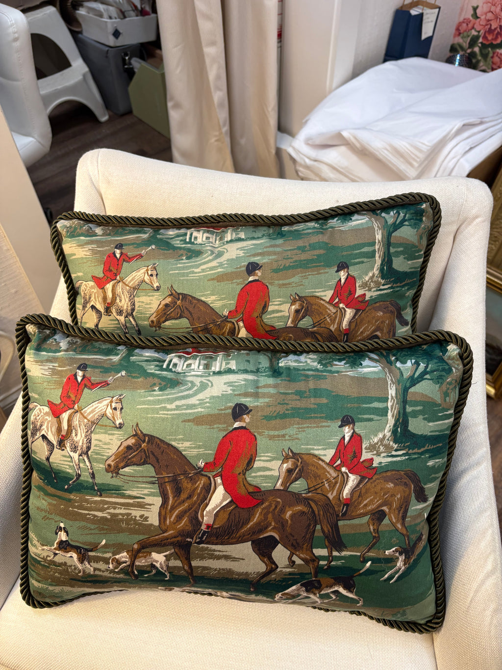 Equestrian Lumbar Pillows (Pair)