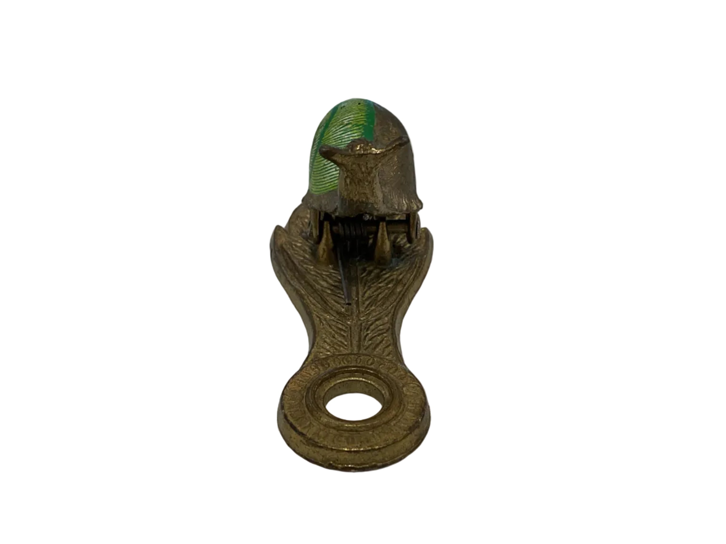 Vintage Brass Snail Desk Letter Holder