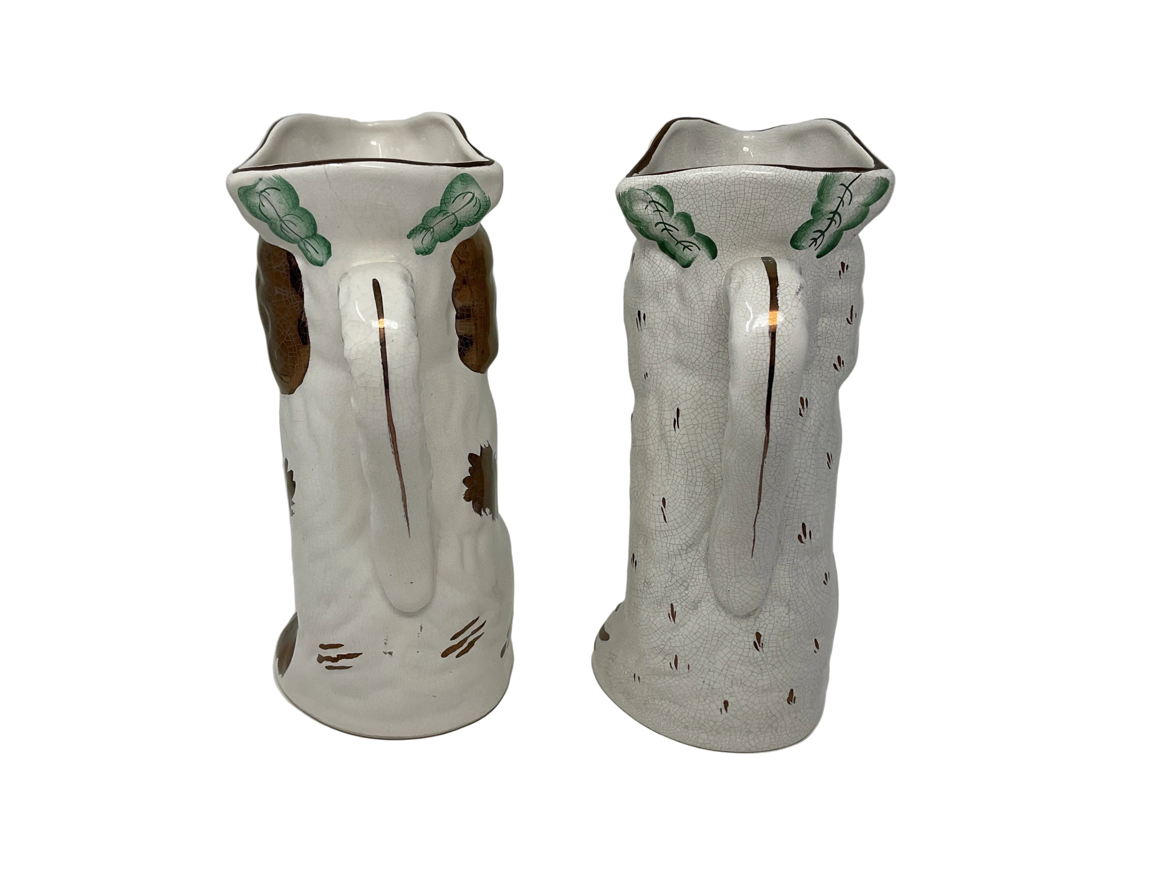Antique Staffordshire Toby Jug Pitcher Set