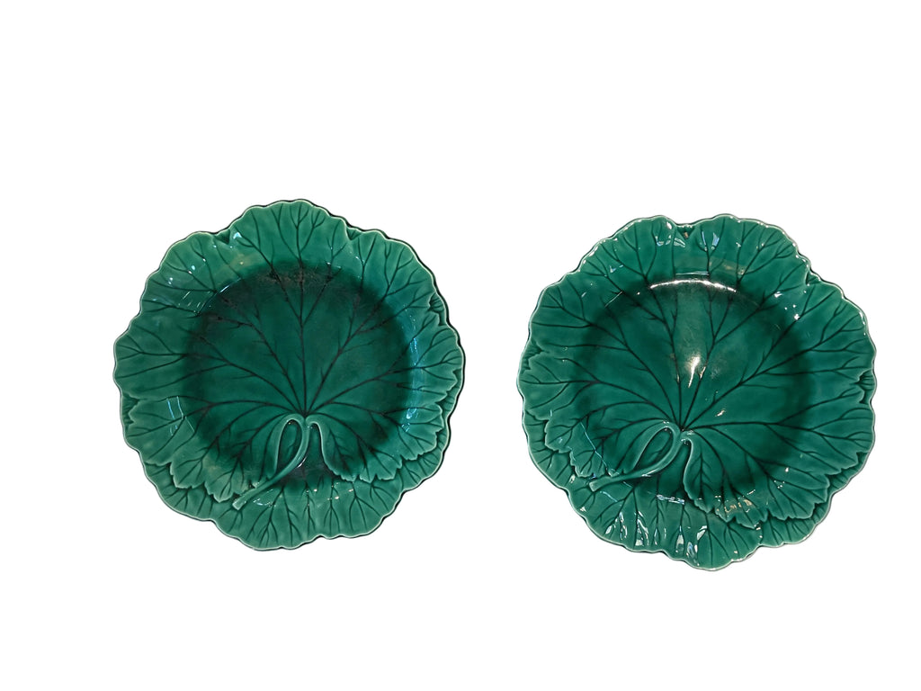 Antique Wedgwood Etruria & Barlaston Cabbage Leaf Plate 8”