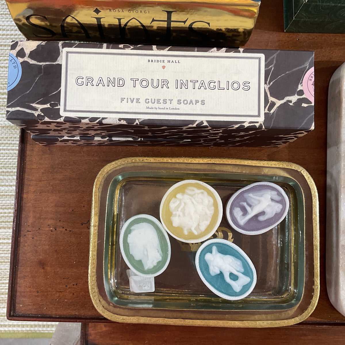 Grand Tour Intaglio soap set of 5