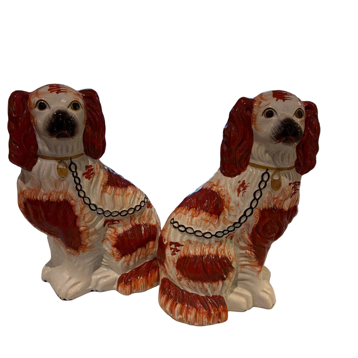 Antique Staffordshire Dogs (Pair)
