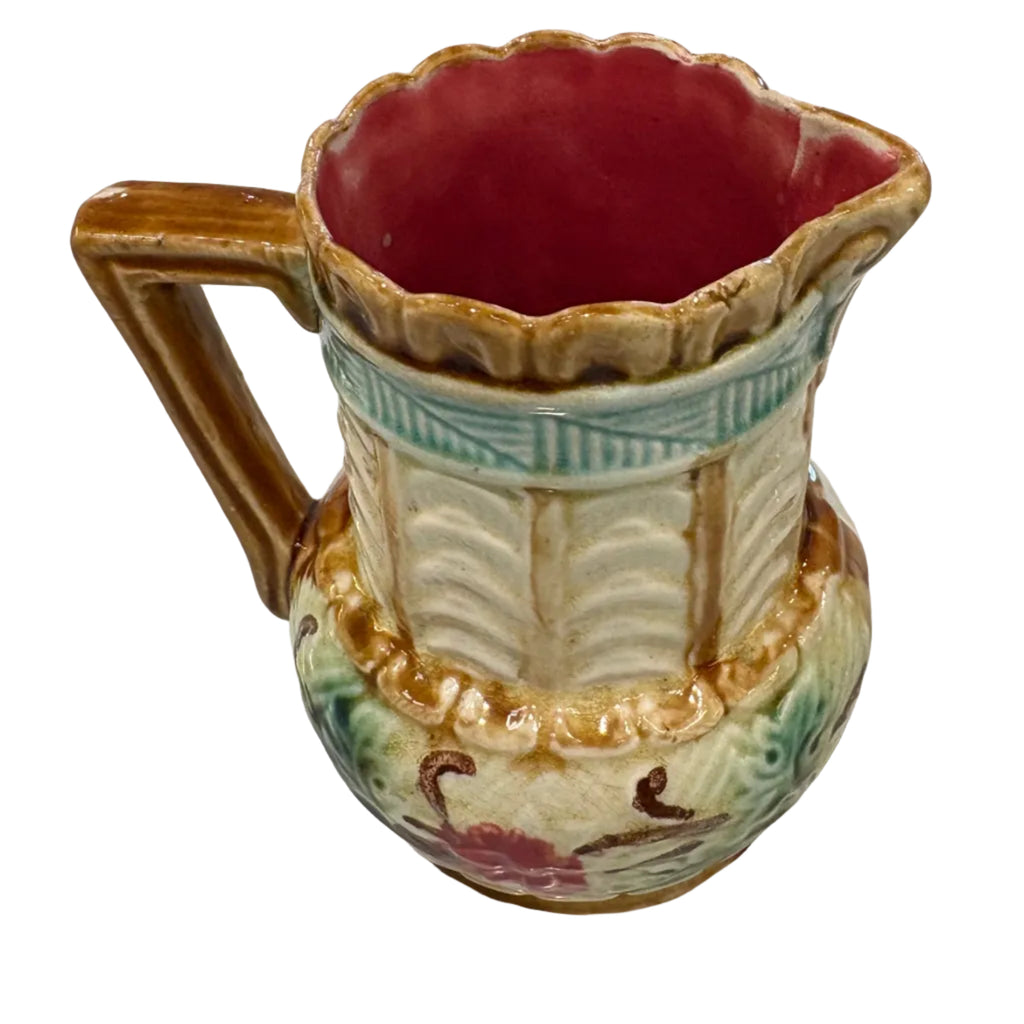 Majolica (Onnaing) pitcher