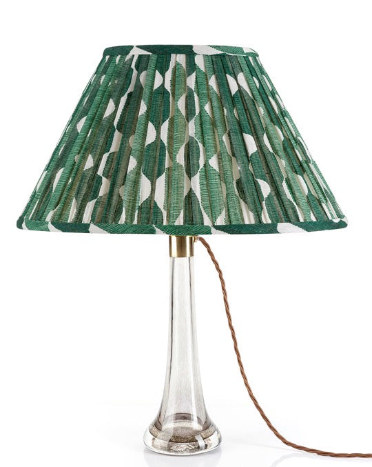 12”-Fermoie-Lampshade-Oval-Green-Whittle