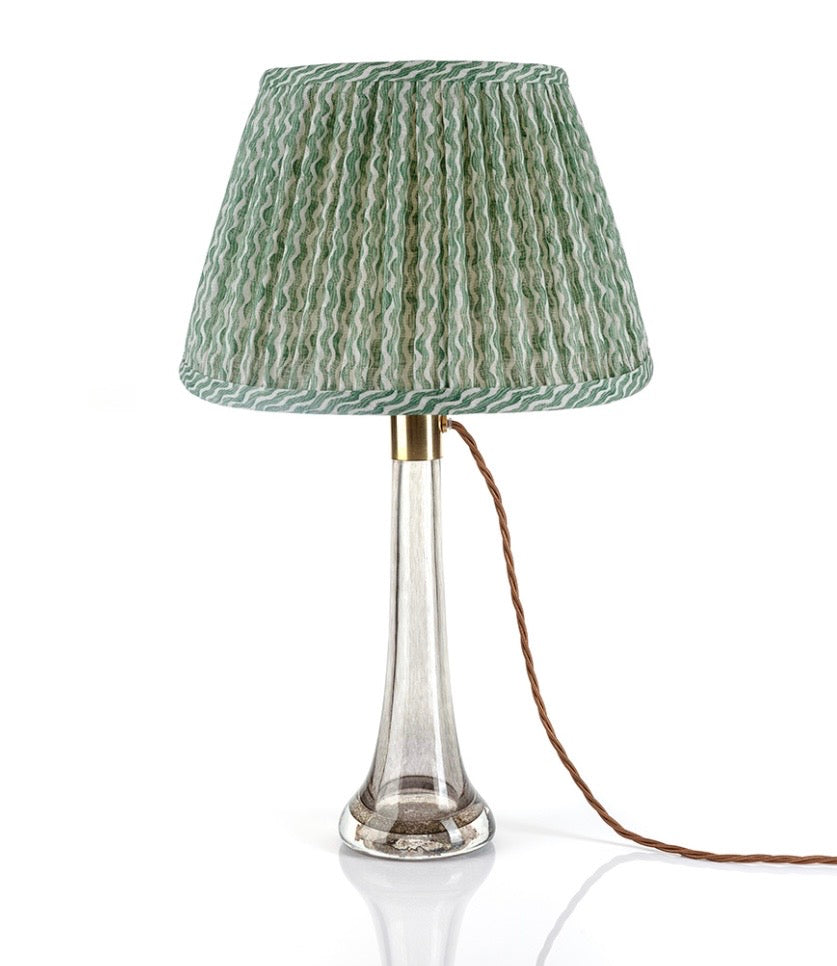 14”-Fermoie-Lampshade-Round-Green-Popple