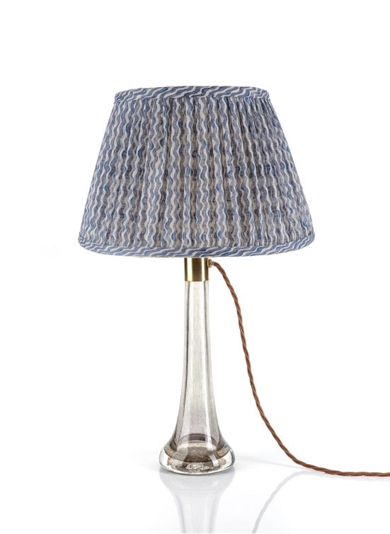 14”-Fermoie-Lampshade-Round-Light-Blue-Popple
